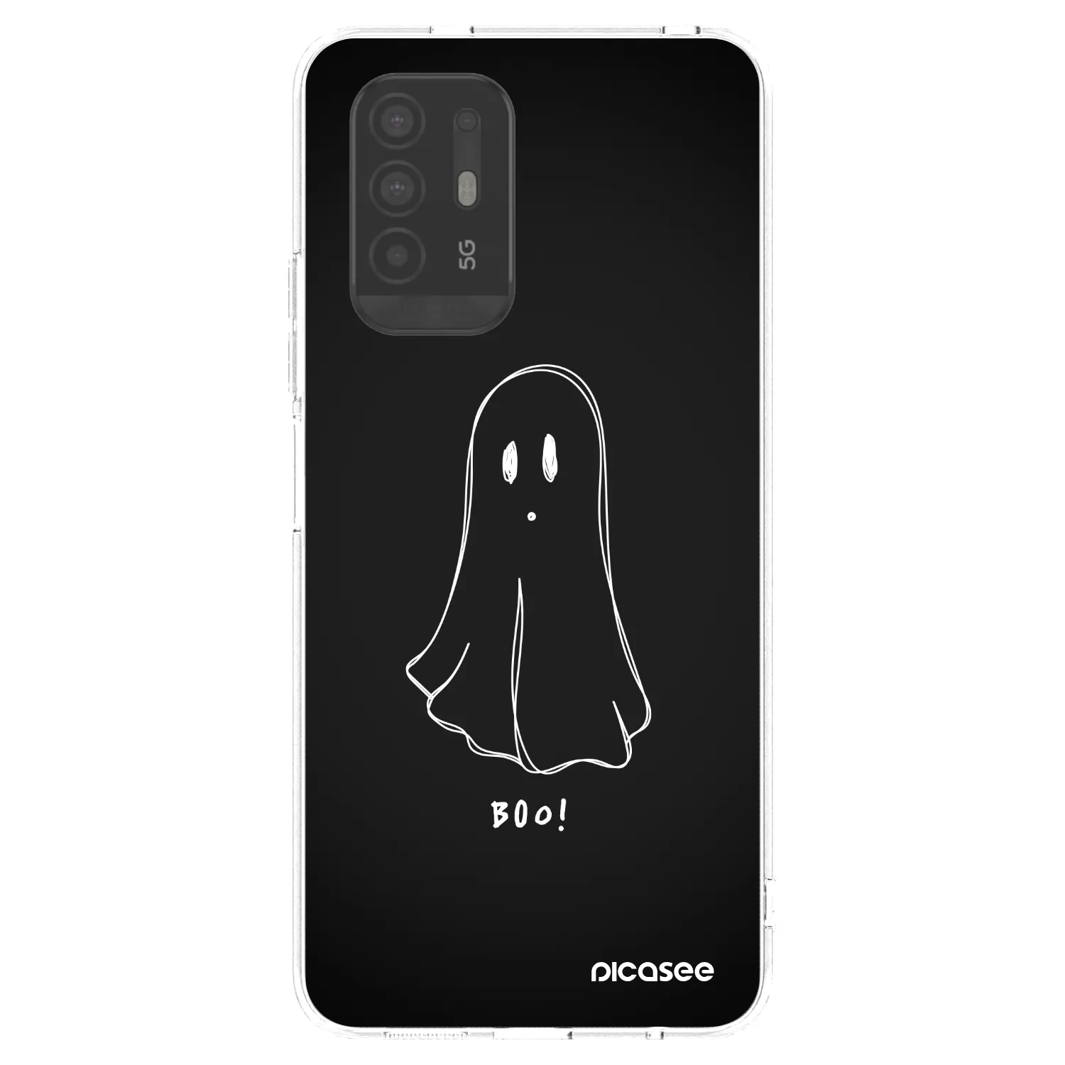 Picasee átlátszó szilikon tok az alábbi mobiltelefonokra OPPO A94 5G - Ghost 2