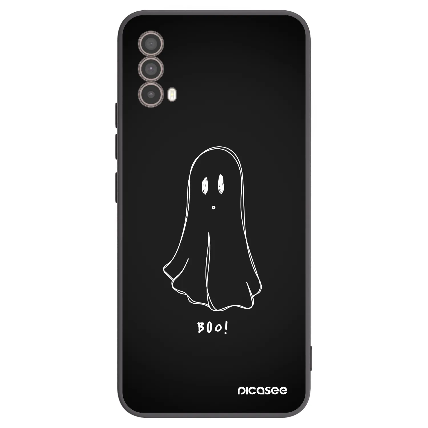 Picasee fekete szilikon tok az alábbi mobiltelefonokra Motorola Moto E40 - Ghost 2