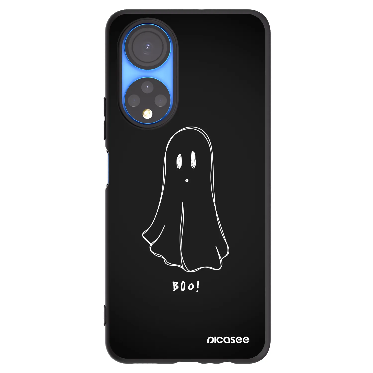 Picasee fekete szilikon tok az alábbi mobiltelefonokra Honor X7 - Ghost 2