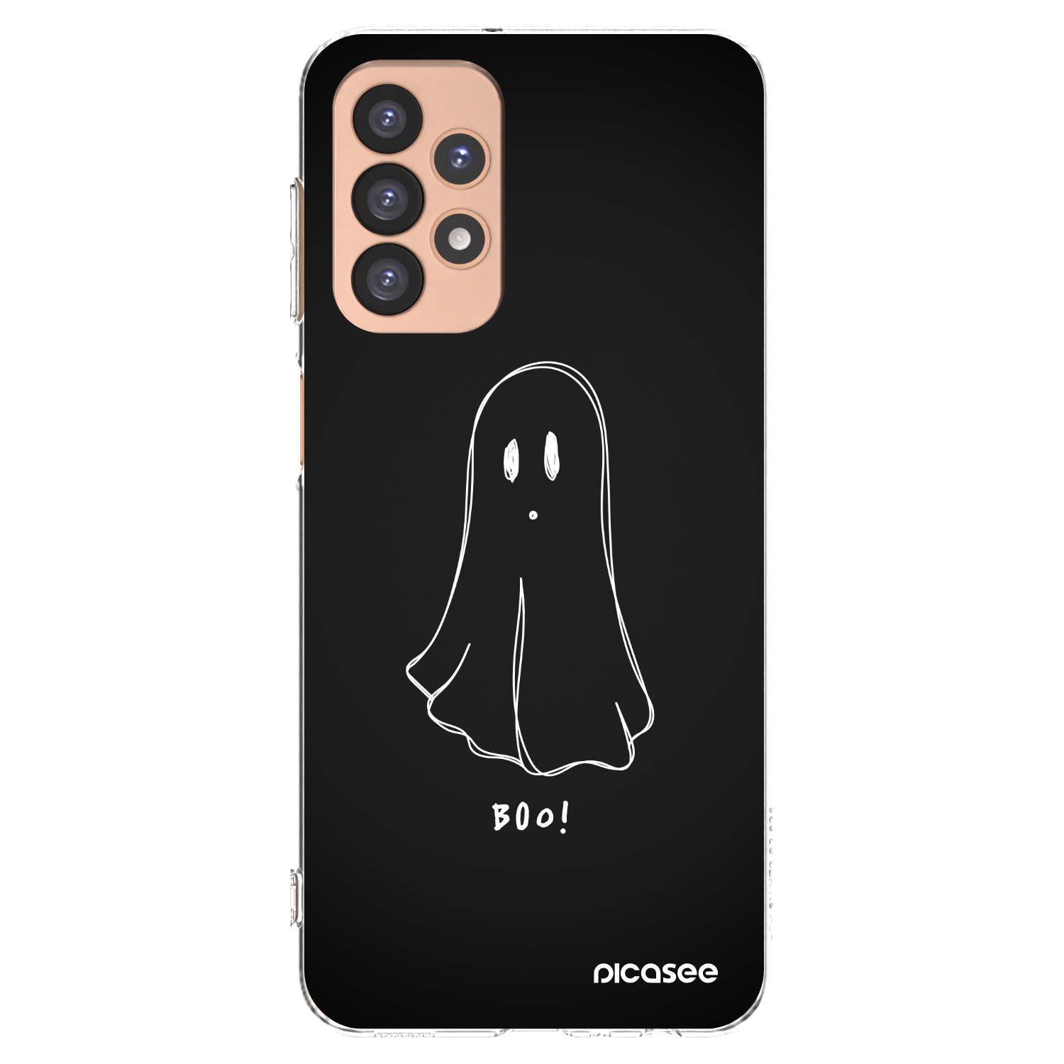 Picasee átlátszó szilikon tok az alábbi mobiltelefonokra Samsung Galaxy A23 A236B 5G - Ghost 2