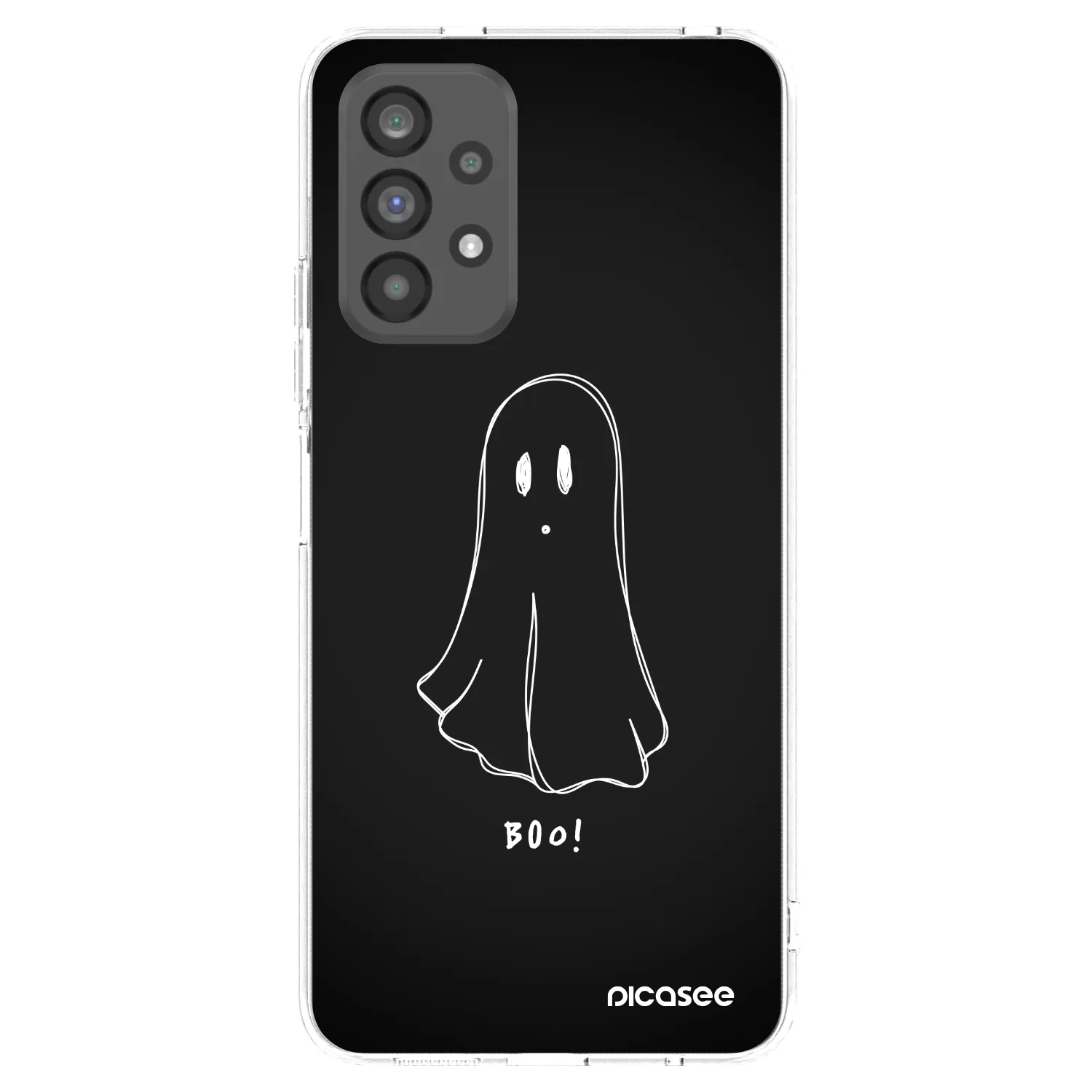 Picasee átlátszó szilikon tok az alábbi mobiltelefonokra Samsung Galaxy A73 5G - Ghost 2