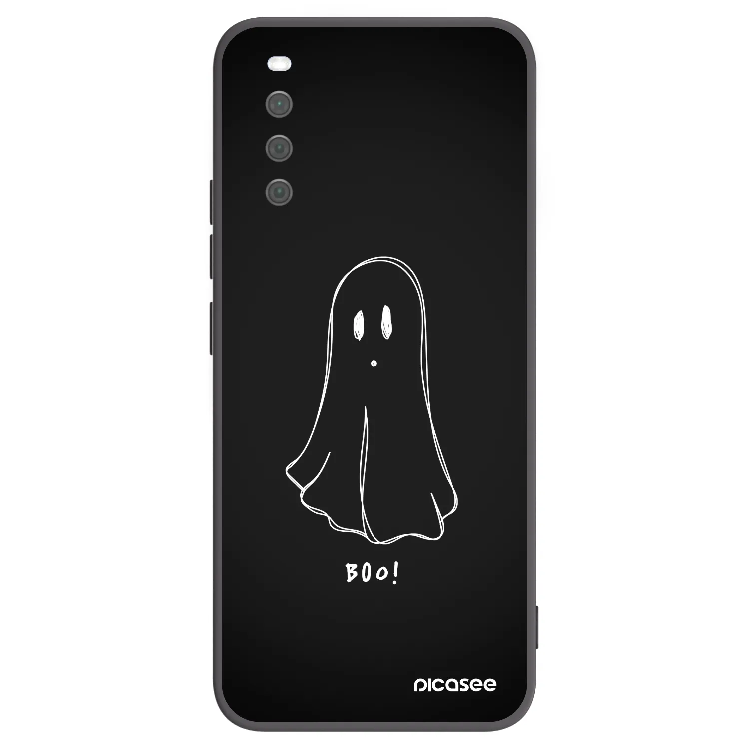 Picasee fekete szilikon tok az alábbi mobiltelefonokra Sony Xperia 10 III - Ghost 2