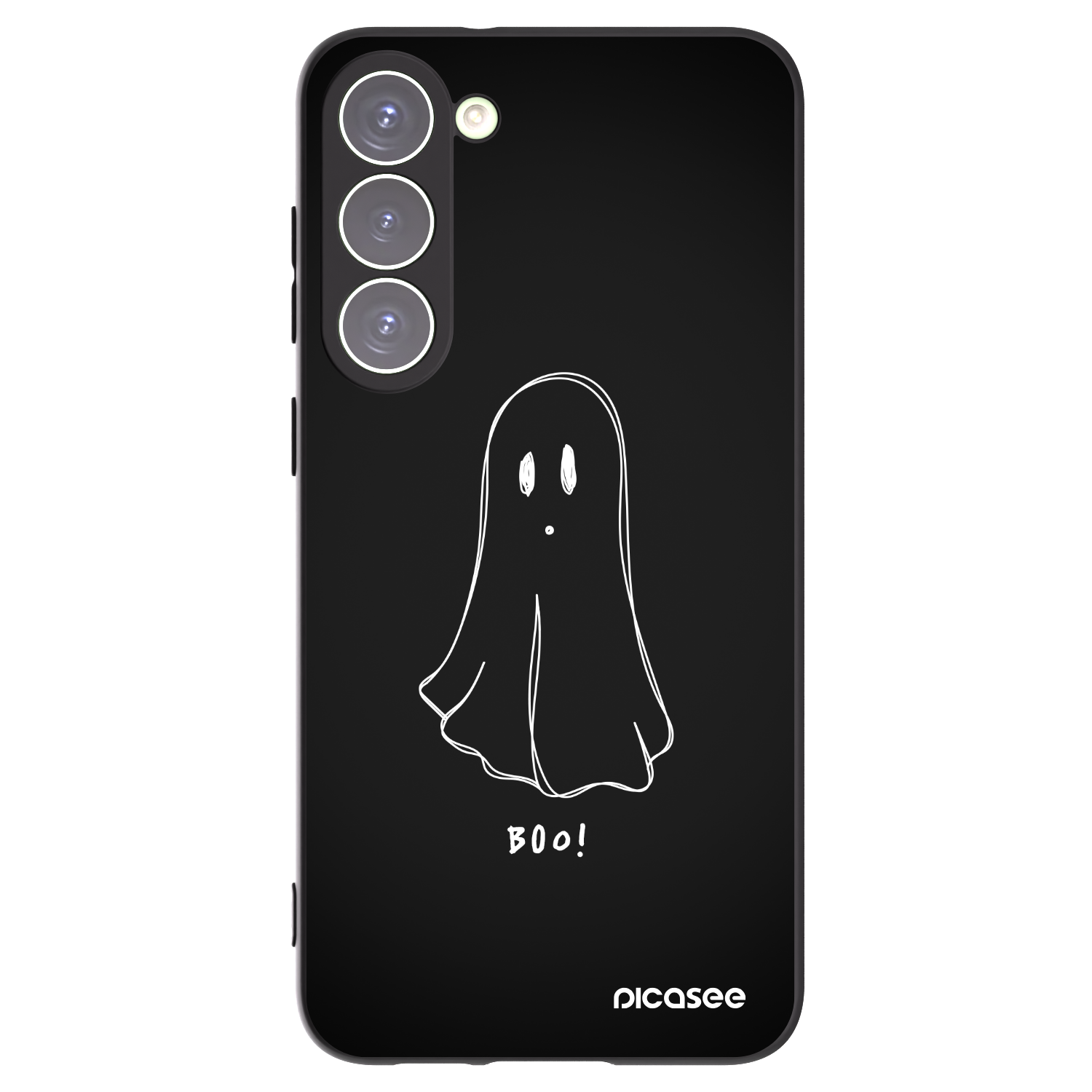 Picasee fekete szilikon tok az alábbi mobiltelefonokra Samsung Galaxy S23+ 5G - Ghost 2