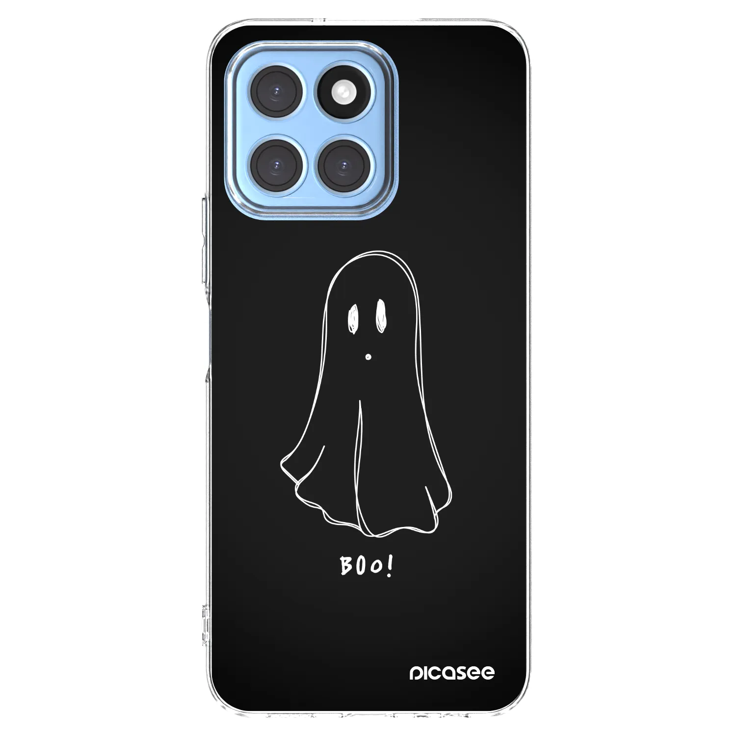 Picasee átlátszó szilikon tok az alábbi mobiltelefonokra Honor X8 5G - Ghost 2