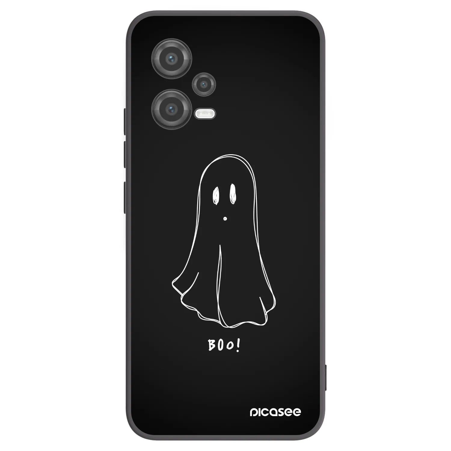 Picasee fekete szilikon tok az alábbi mobiltelefonokra Xiaomi Poco X5 - Ghost 2