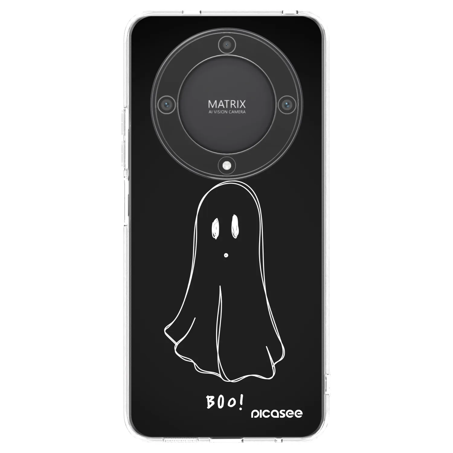 Picasee átlátszó szilikon tok az alábbi mobiltelefonokra Honor Magic5 Lite 5G - Ghost 2