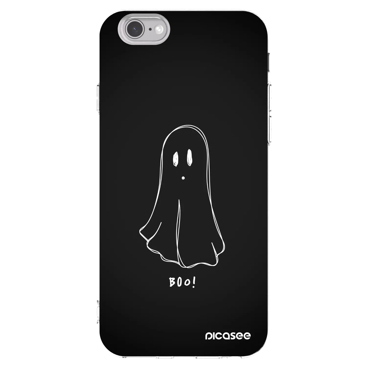 Picasee átlátszó szilikon tok az alábbi mobiltelefonokra Apple iPhone 6/6S - Ghost 2