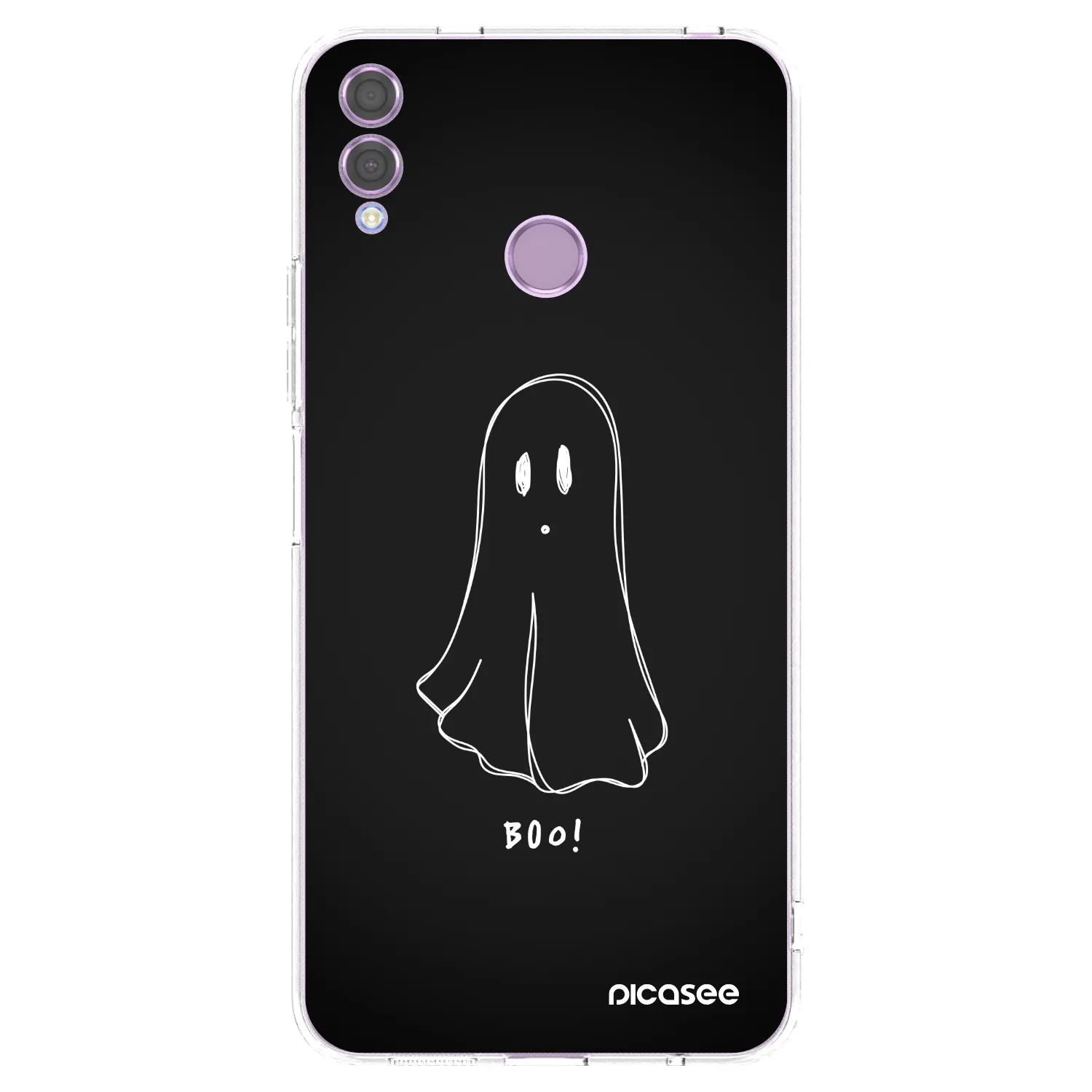 Picasee átlátszó szilikon tok az alábbi mobiltelefonokra Honor 8X - Ghost 2