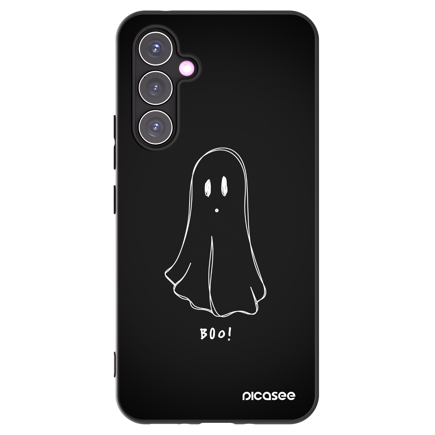 Picasee fekete szilikon tok az alábbi mobiltelefonokra Samsung Galaxy A54 5G A546B - Ghost 2