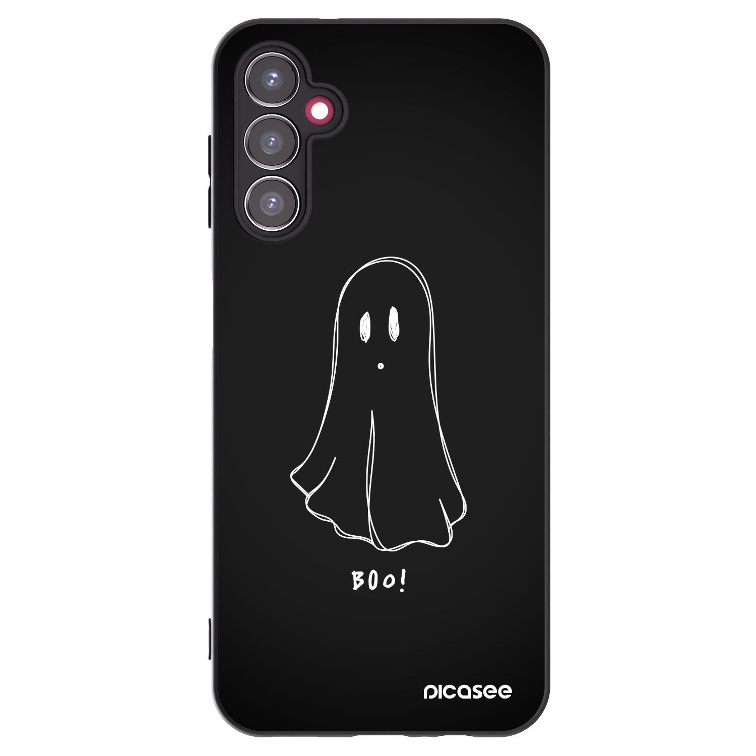 Picasee fekete szilikon tok az alábbi mobiltelefonokra Samsung Galaxy A14 4G A145R - Ghost 2