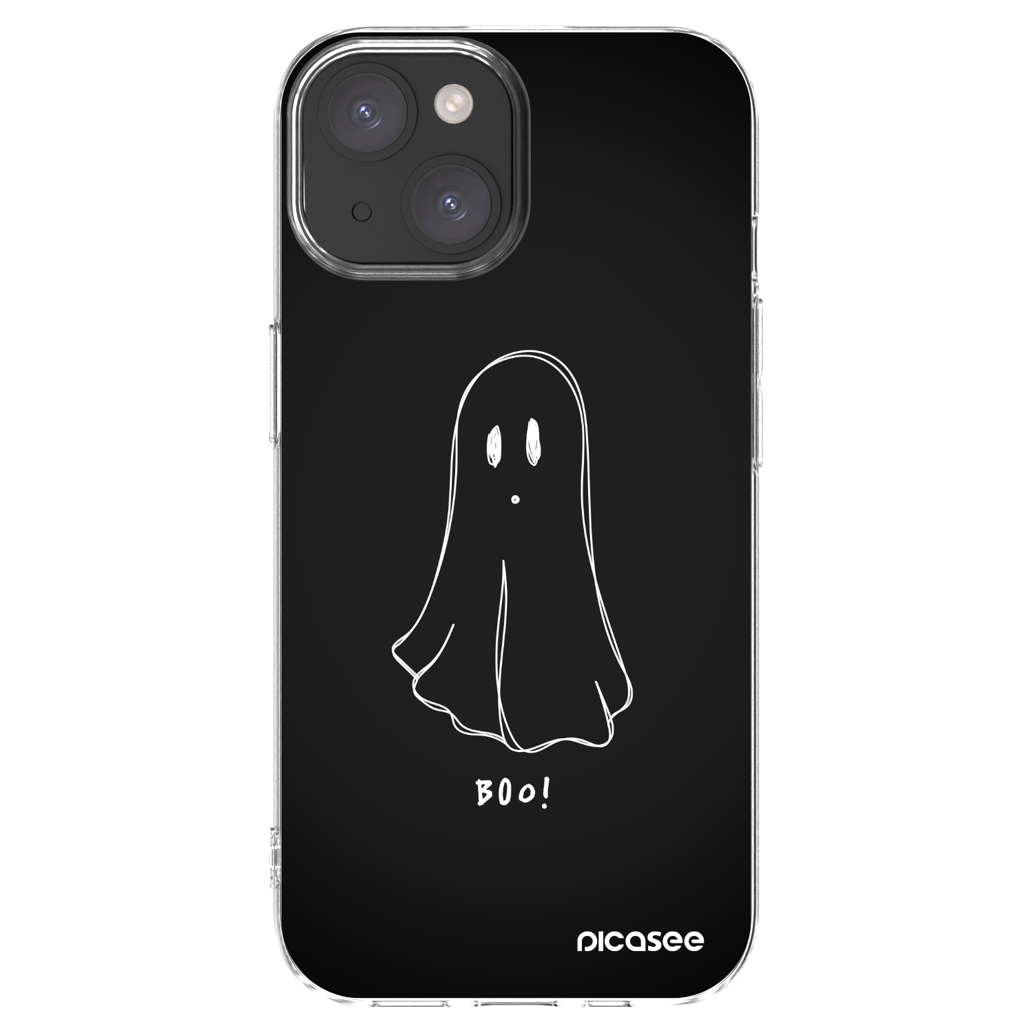 Picasee átlátszó szilikon tok az alábbi mobiltelefonokra Apple iPhone 15 - Ghost 2