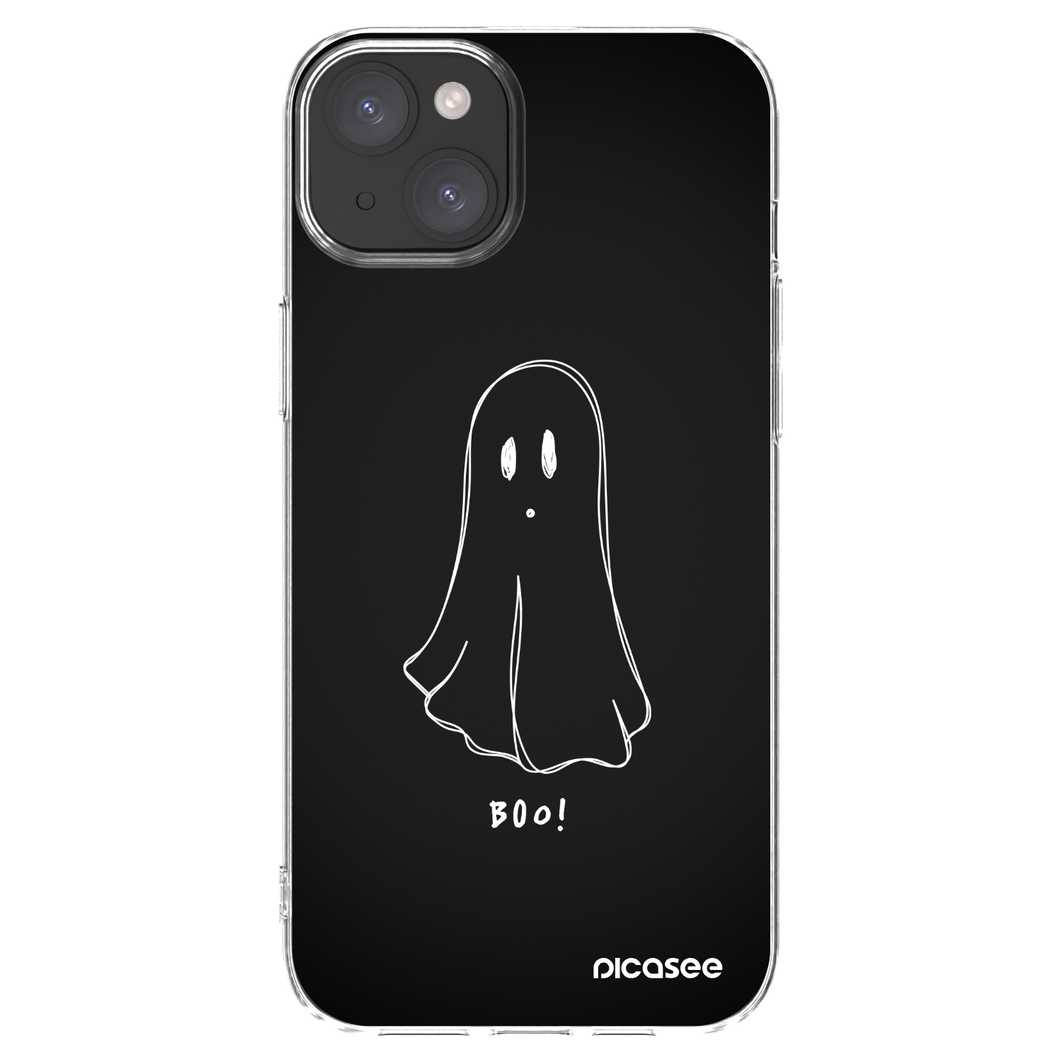 Picasee átlátszó szilikon tok az alábbi mobiltelefonokra Apple iPhone 15 Plus - Ghost 2