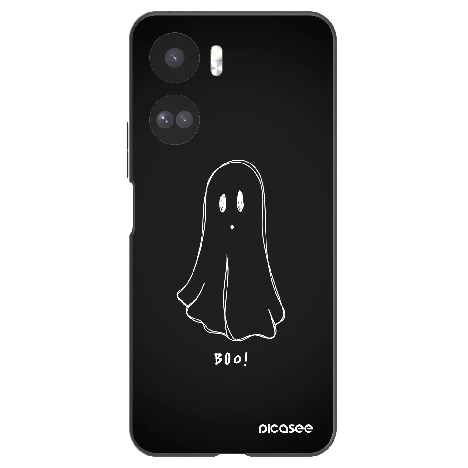 Picasee fekete szilikon tok az alábbi mobiltelefonokra Honor 90 Lite 5G - Ghost 2