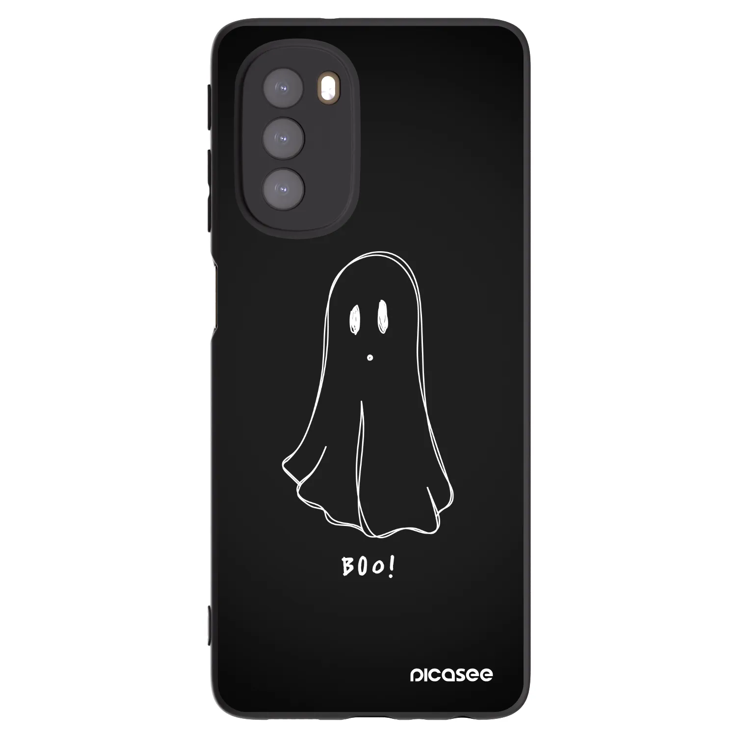 Picasee fekete szilikon tok az alábbi mobiltelefonokra Motorola Moto G51 - Ghost 2