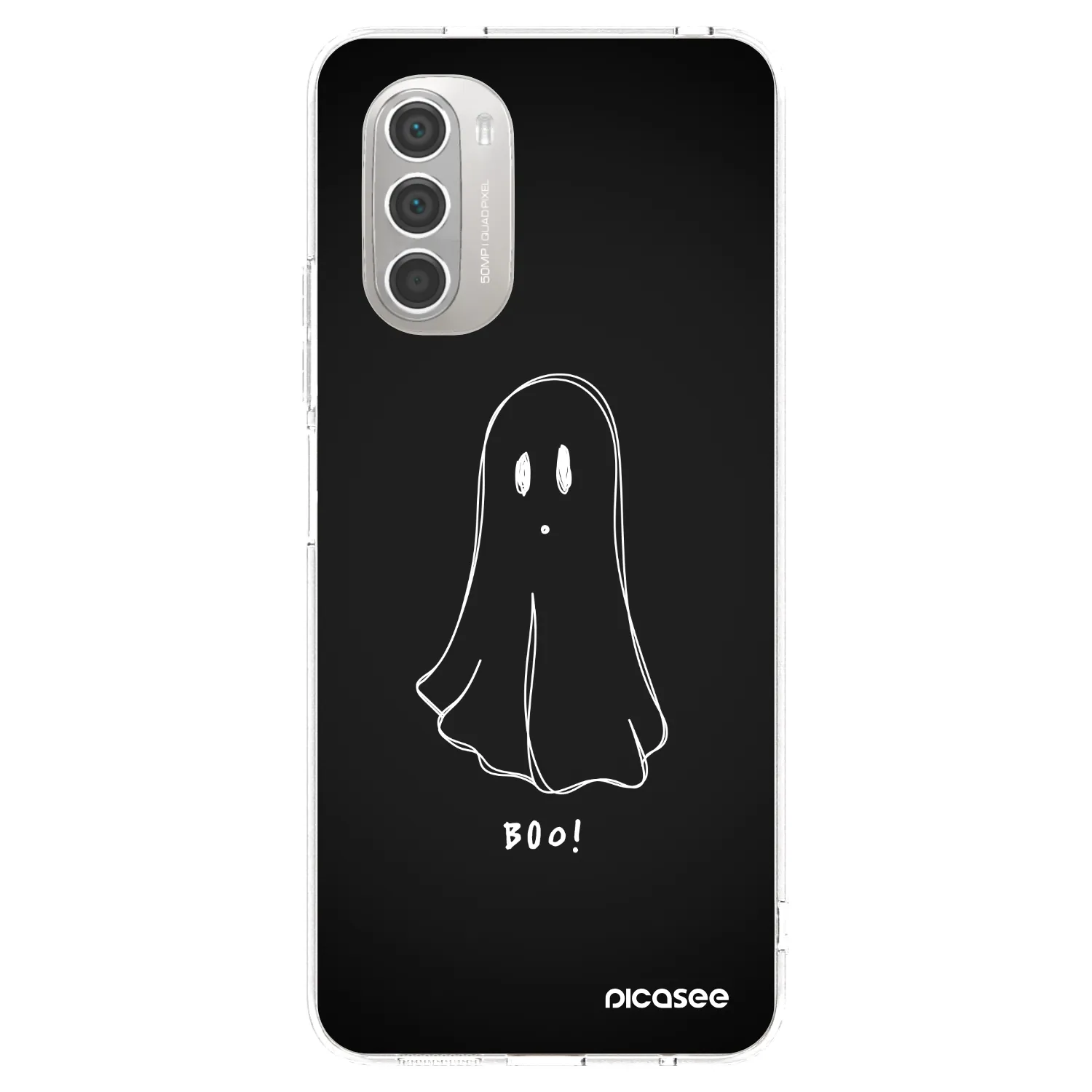 Picasee átlátszó szilikon tok az alábbi mobiltelefonokra Motorola Moto G51 - Ghost 2