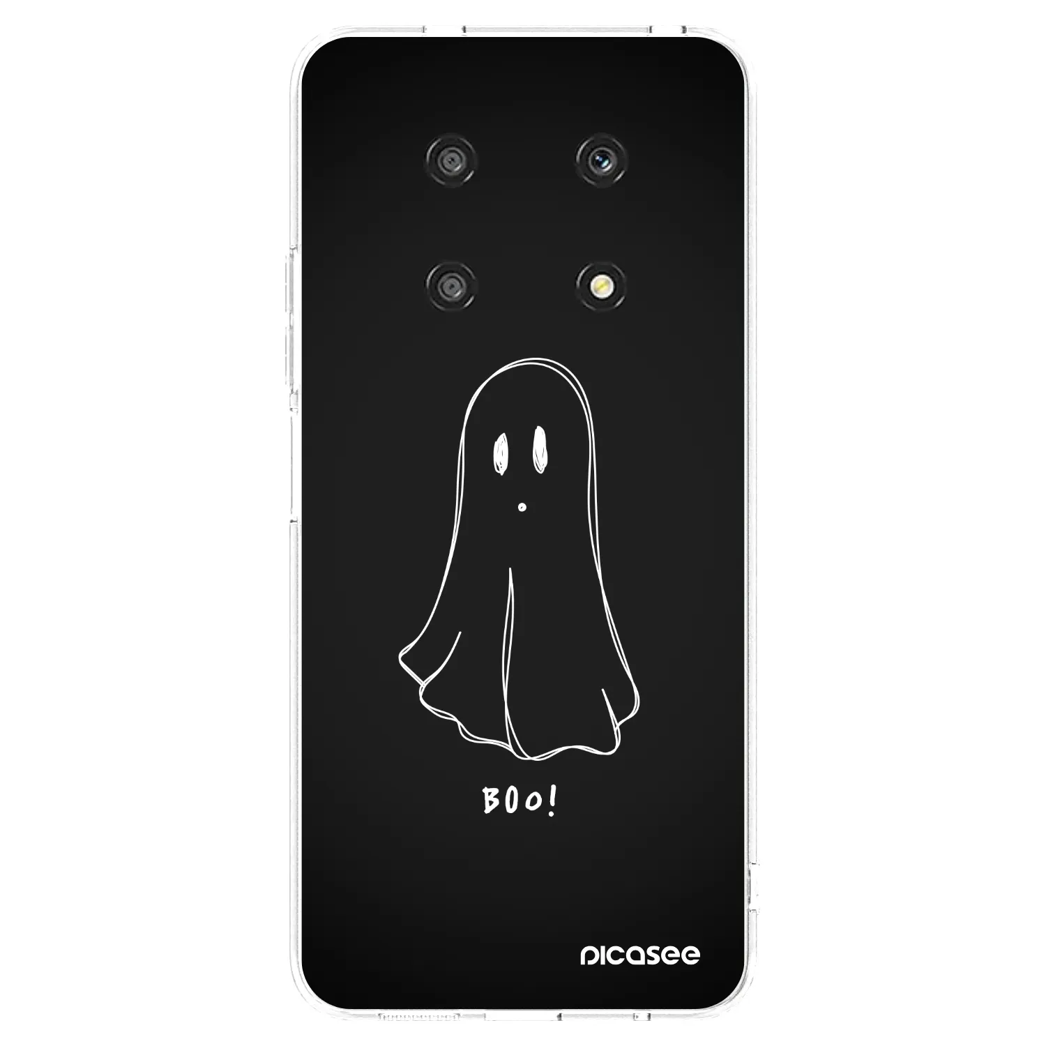 Picasee átlátszó szilikon tok az alábbi mobiltelefonokra Honor Magic4 Lite 5G - Ghost 2