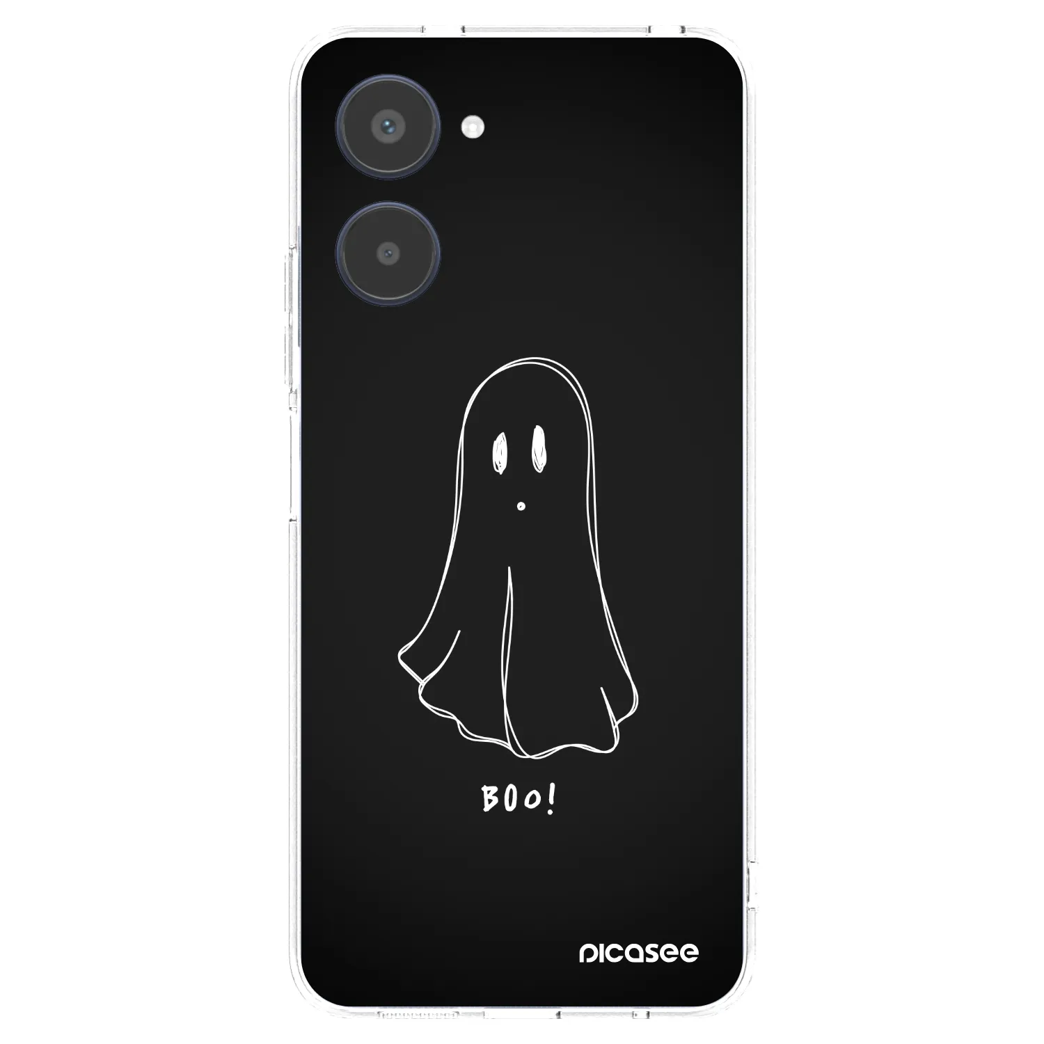 Picasee átlátszó szilikon tok az alábbi mobiltelefonokra Realme 10 4G - Ghost 2