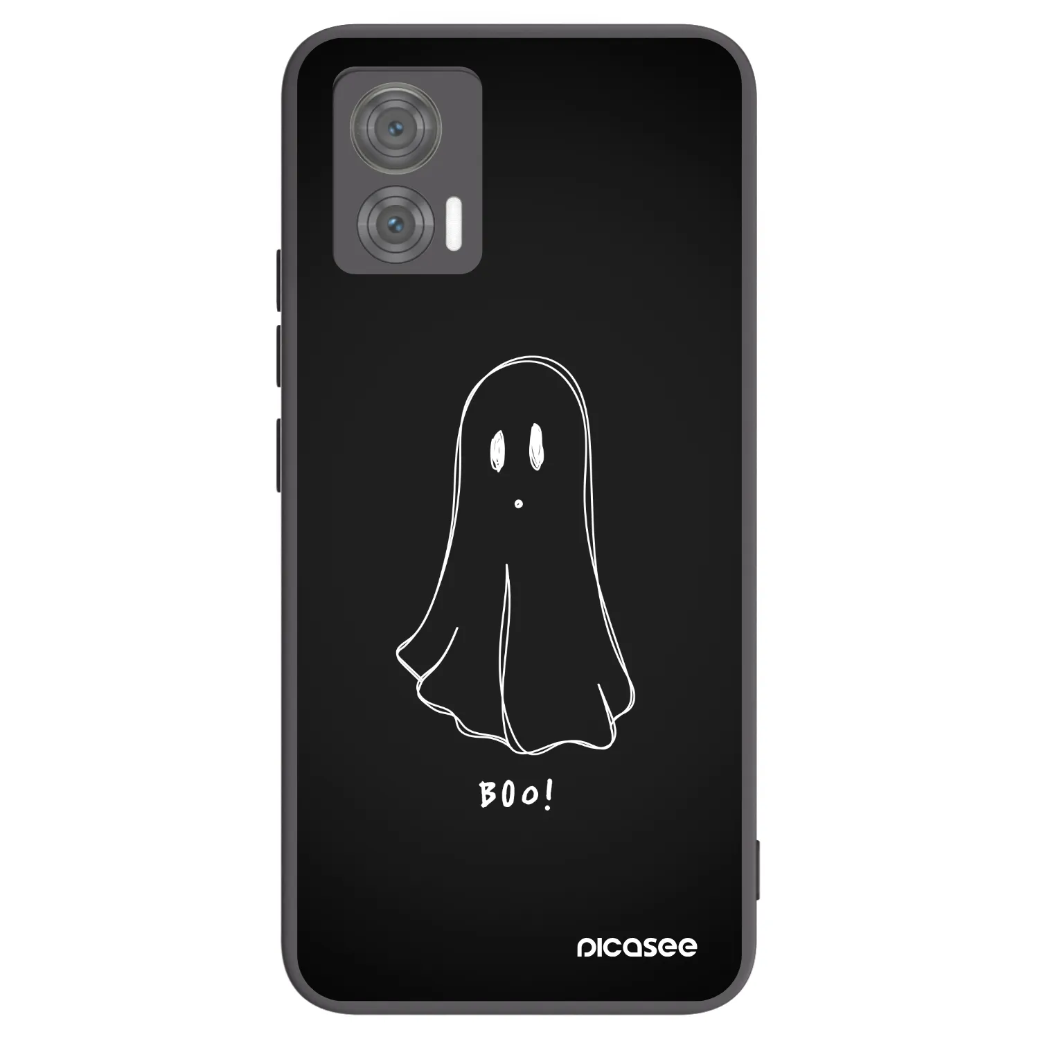 Picasee fekete szilikon tok az alábbi mobiltelefonokra Motorola Edge 30 Neo - Ghost 2