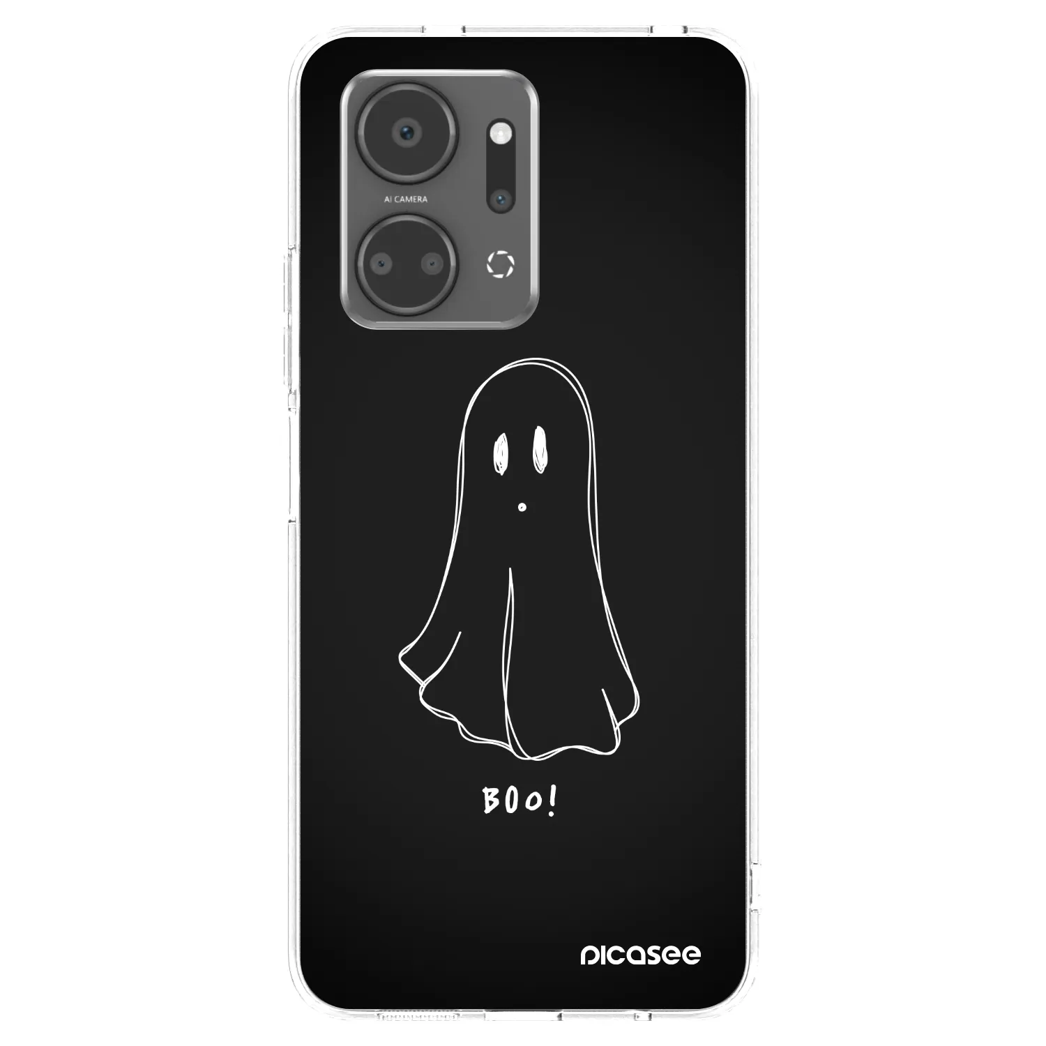 Picasee átlátszó szilikon tok az alábbi mobiltelefonokra Honor X7a - Ghost 2