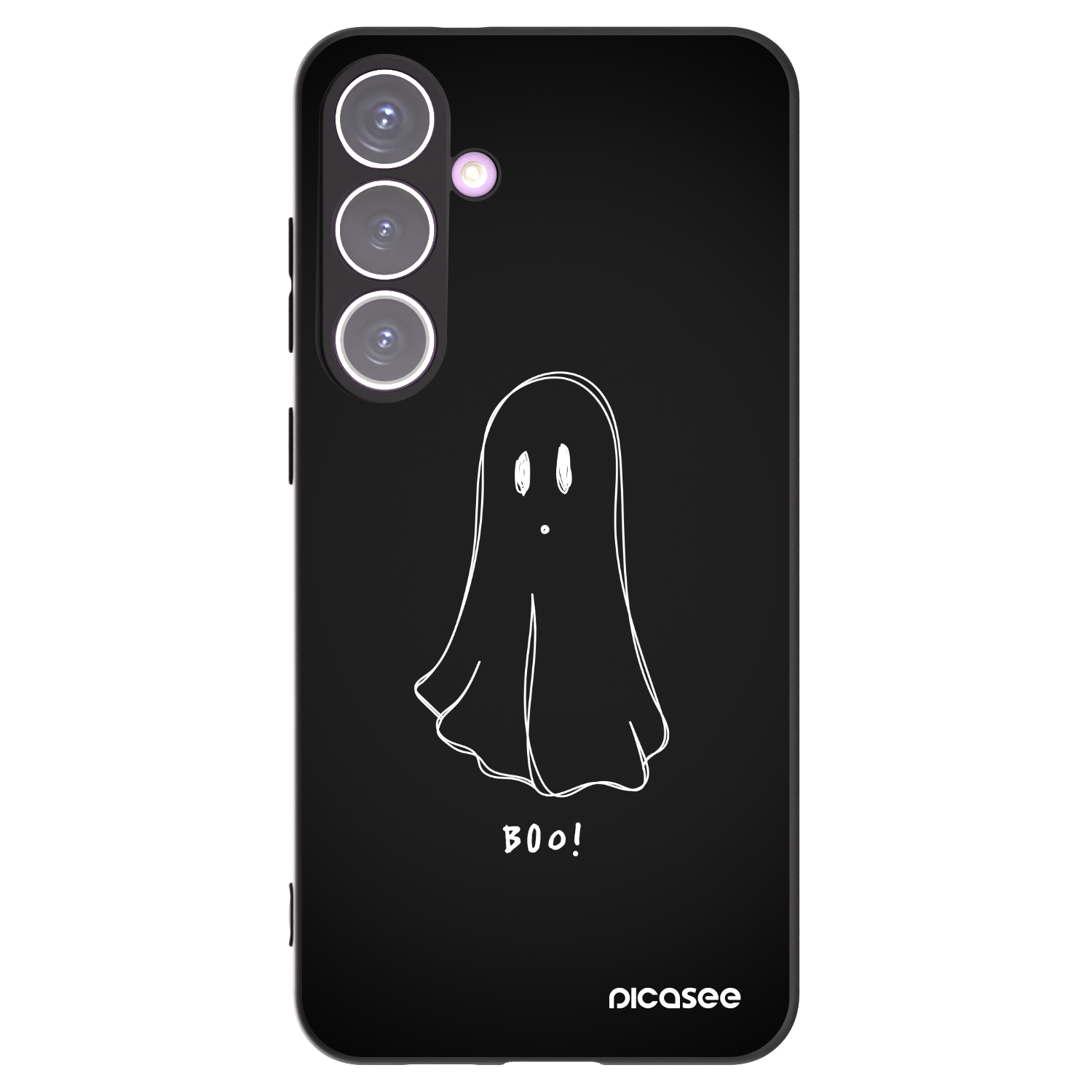 Picasee fekete szilikon tok az alábbi mobiltelefonokra Samsung Galaxy S24+ S926B 5G - Ghost 2