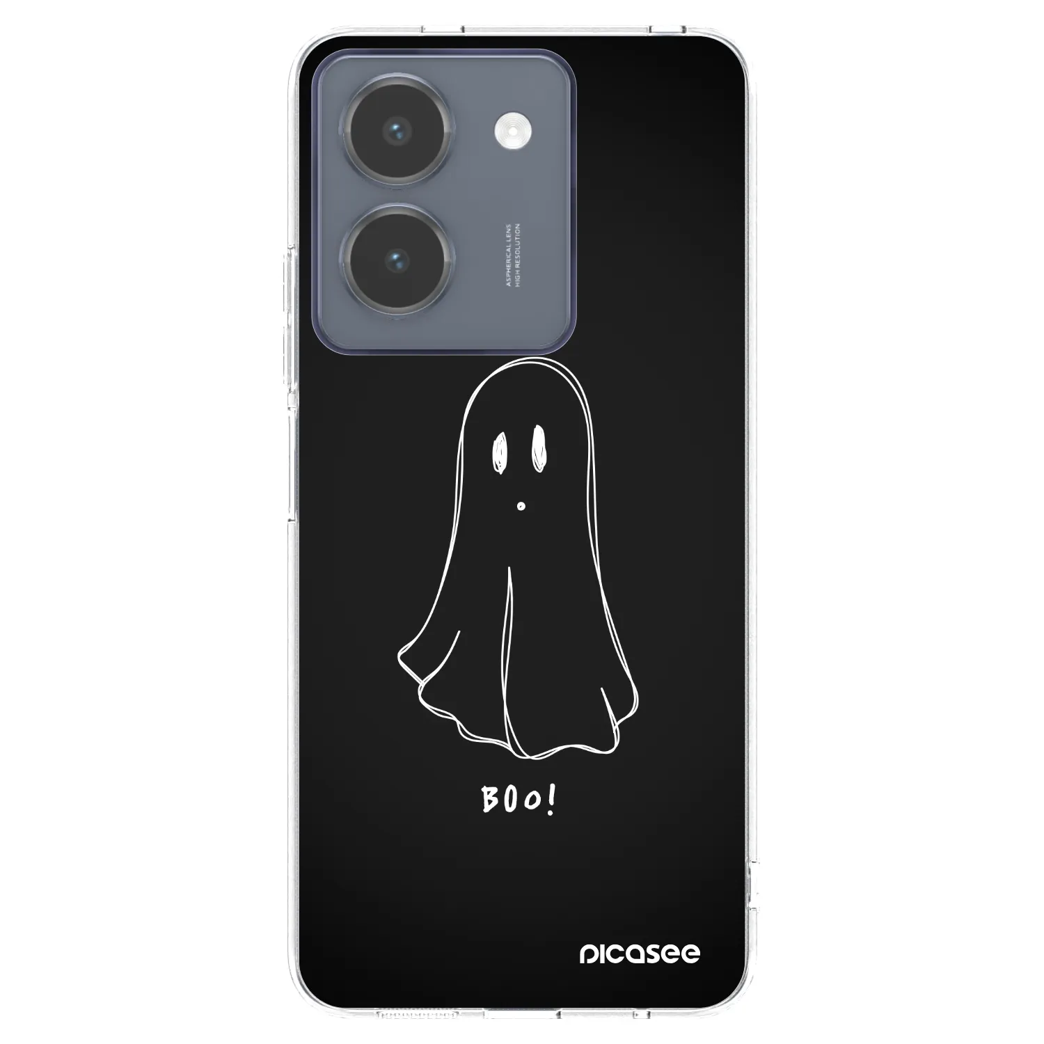 Picasee átlátszó szilikon tok az alábbi mobiltelefonokra Vivo Y36 4G - Ghost 2
