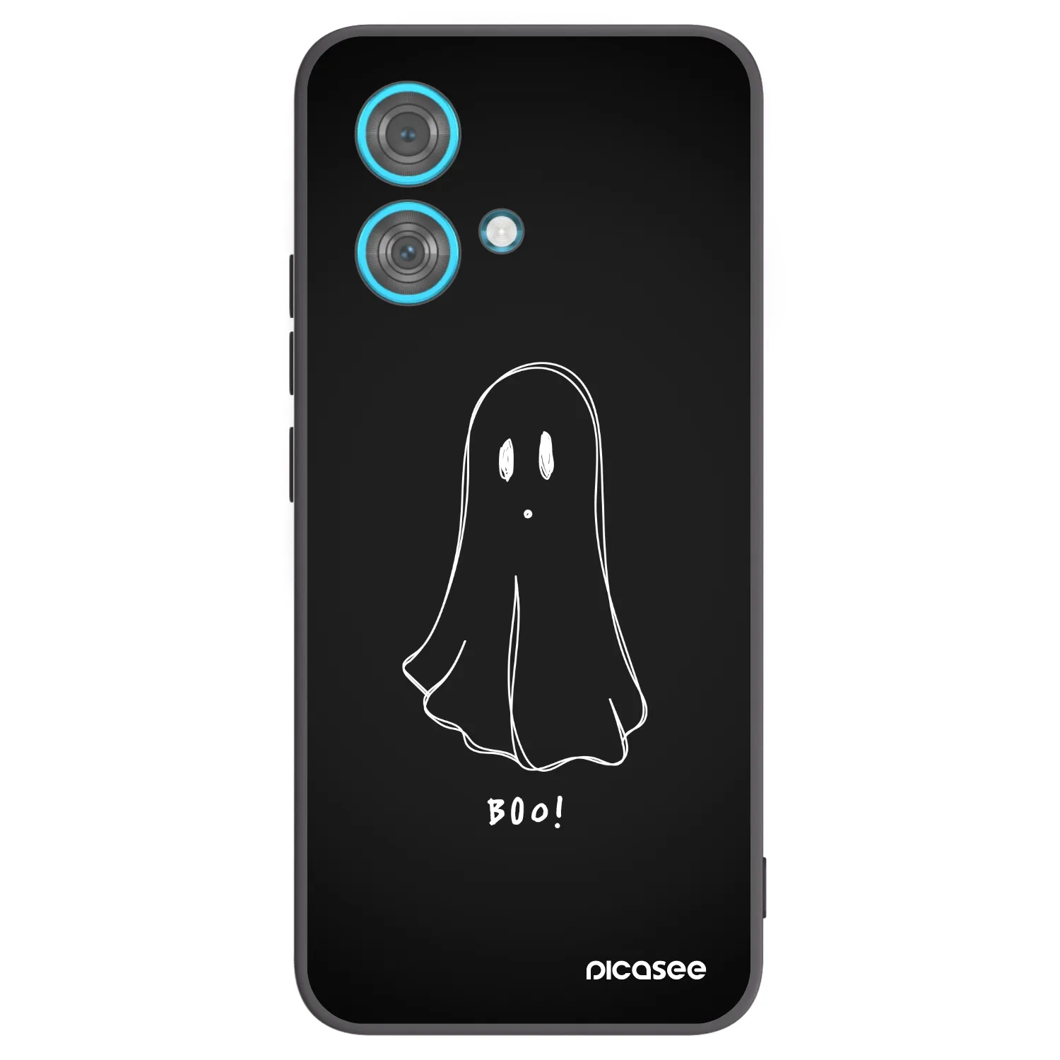 Picasee fekete szilikon tok az alábbi mobiltelefonokra Motorola Edge 40 Neo - Ghost 2