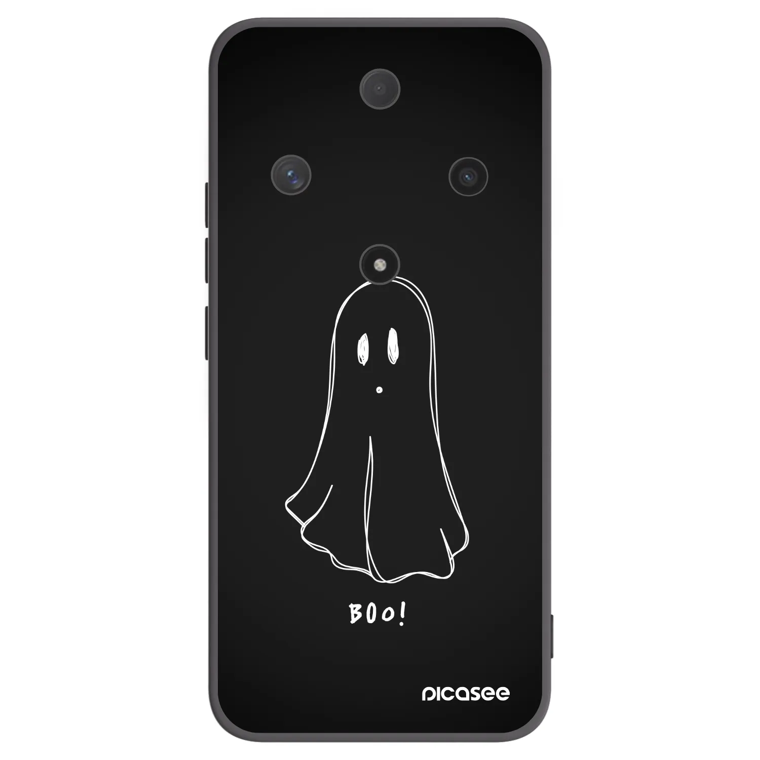 Picasee fekete szilikon tok az alábbi mobiltelefonokra Honor Magic6 Lite 5G - Ghost 2