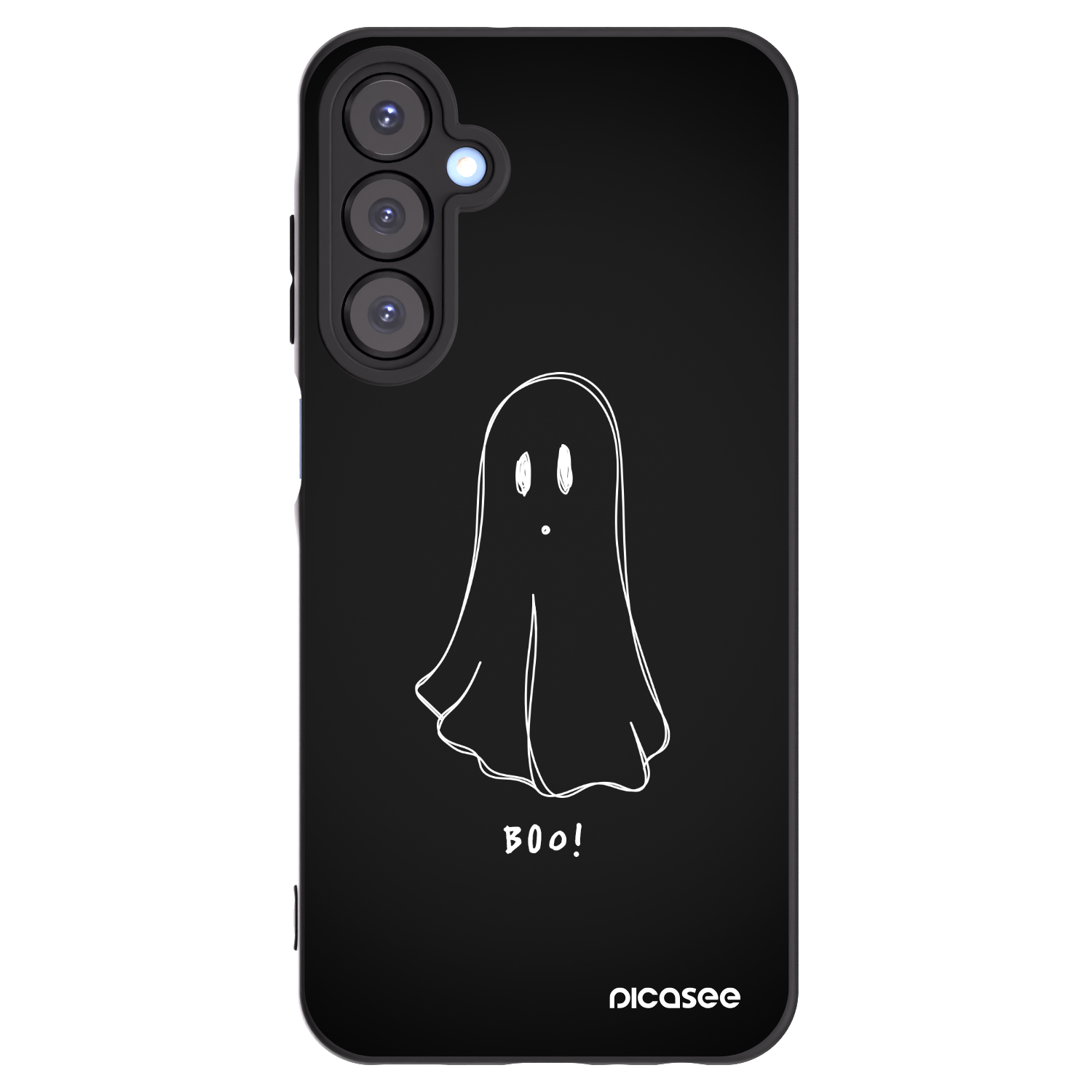 Picasee fekete szilikon tok az alábbi mobiltelefonokra Samsung Galaxy A25 A256B 5G - Ghost 2
