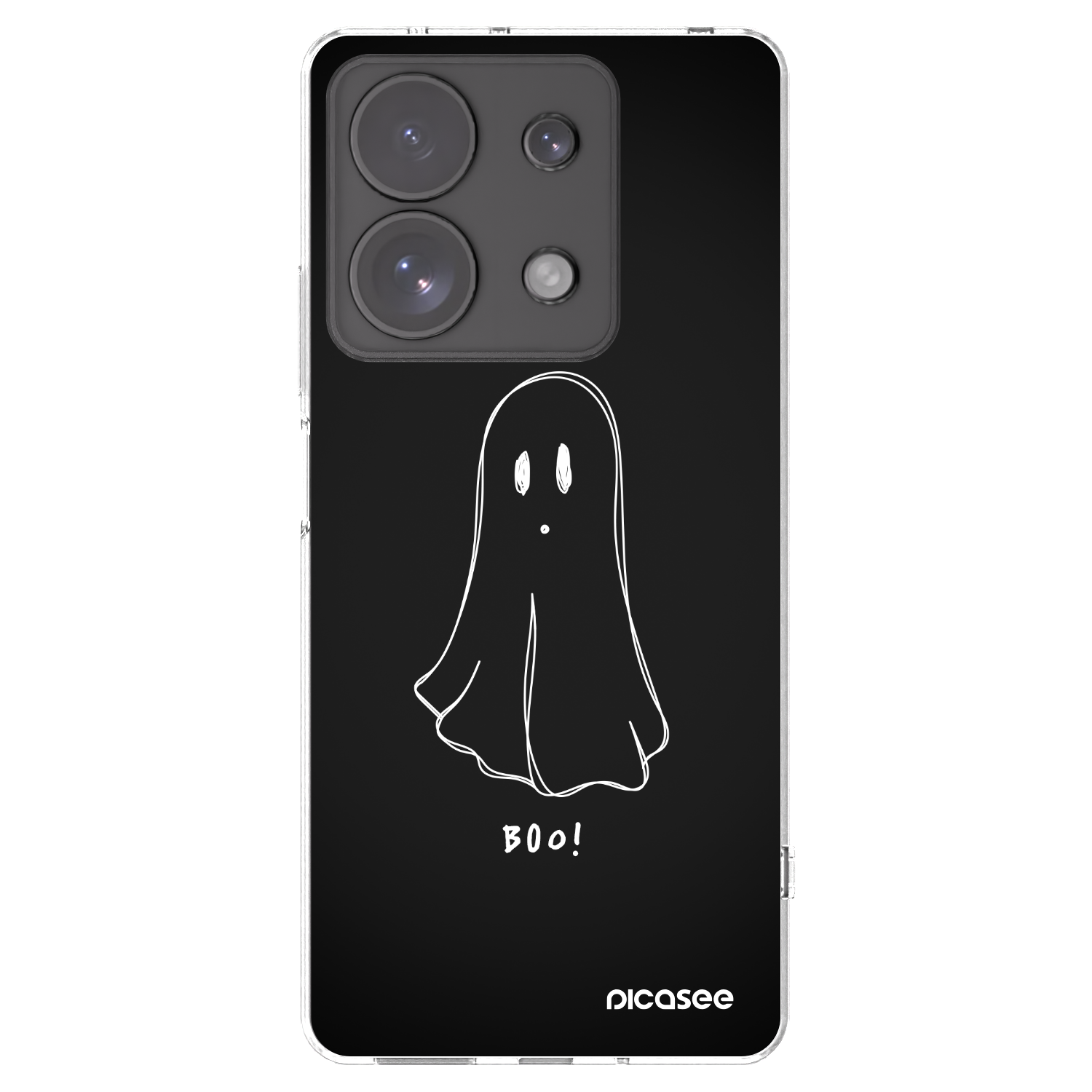 Picasee átlátszó szilikon tok az alábbi mobiltelefonokra Xiaomi Redmi Note 13 Pro 4G - Ghost 2