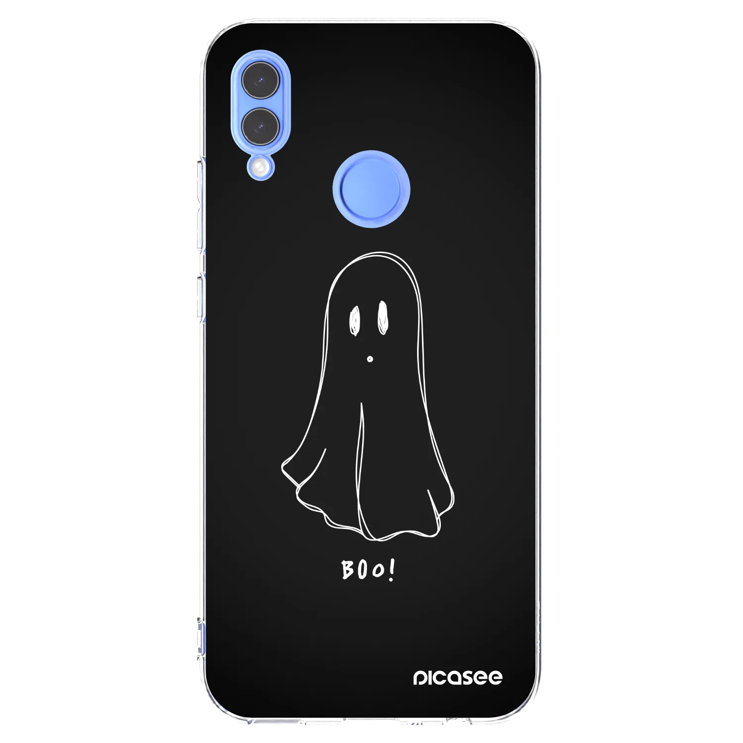 Picasee átlátszó szilikon tok az alábbi mobiltelefonokra Huawei P Smart 2019 - Ghost 2