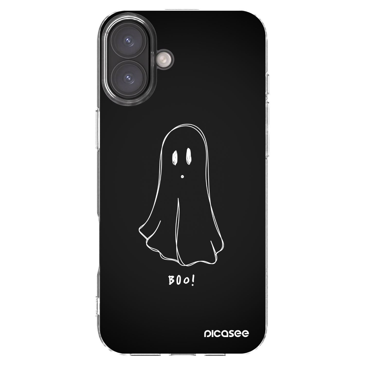 Picasee átlátszó szilikon tok az alábbi mobiltelefonokra Apple iPhone 16 Plus - Ghost 2