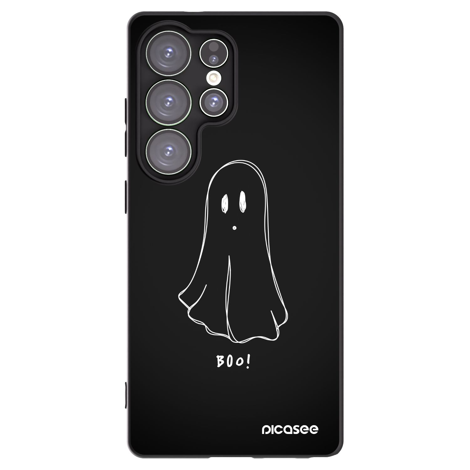 Picasee fekete szilikon tok az alábbi mobiltelefonokra Samsung Galaxy S25 Ultra 5G - Ghost 2