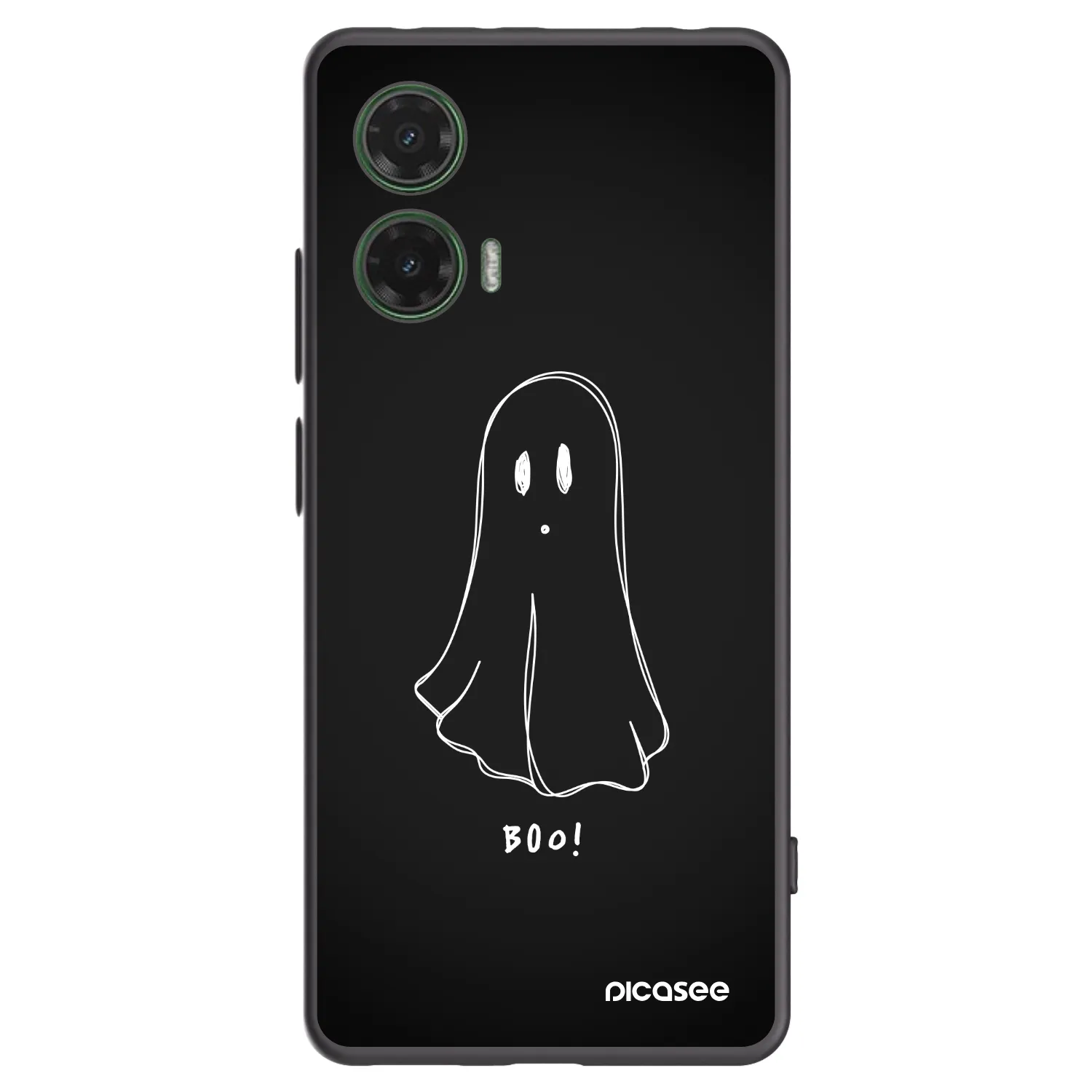 Picasee fekete szilikon tok az alábbi mobiltelefonokra Motorola Moto G35 5G - Ghost 2