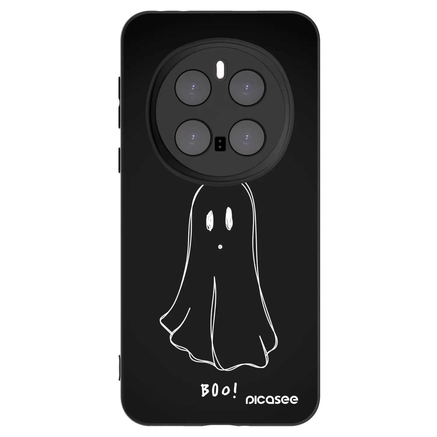 Picasee fekete szilikon tok az alábbi mobiltelefonokra Honor Magic7 Pro 5G - Ghost 2