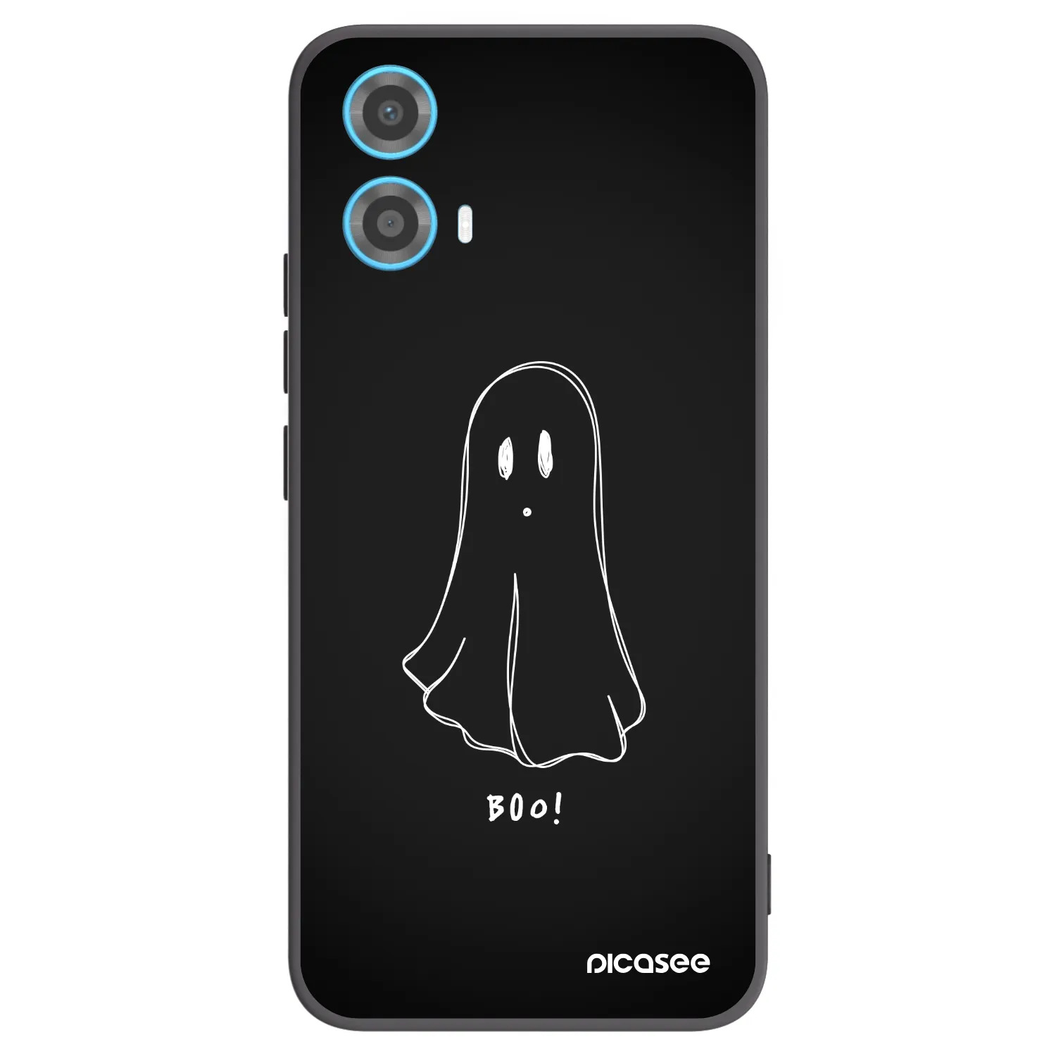 Picasee fekete szilikon tok az alábbi mobiltelefonokra Motorola Moto G34 5G - Ghost 2
