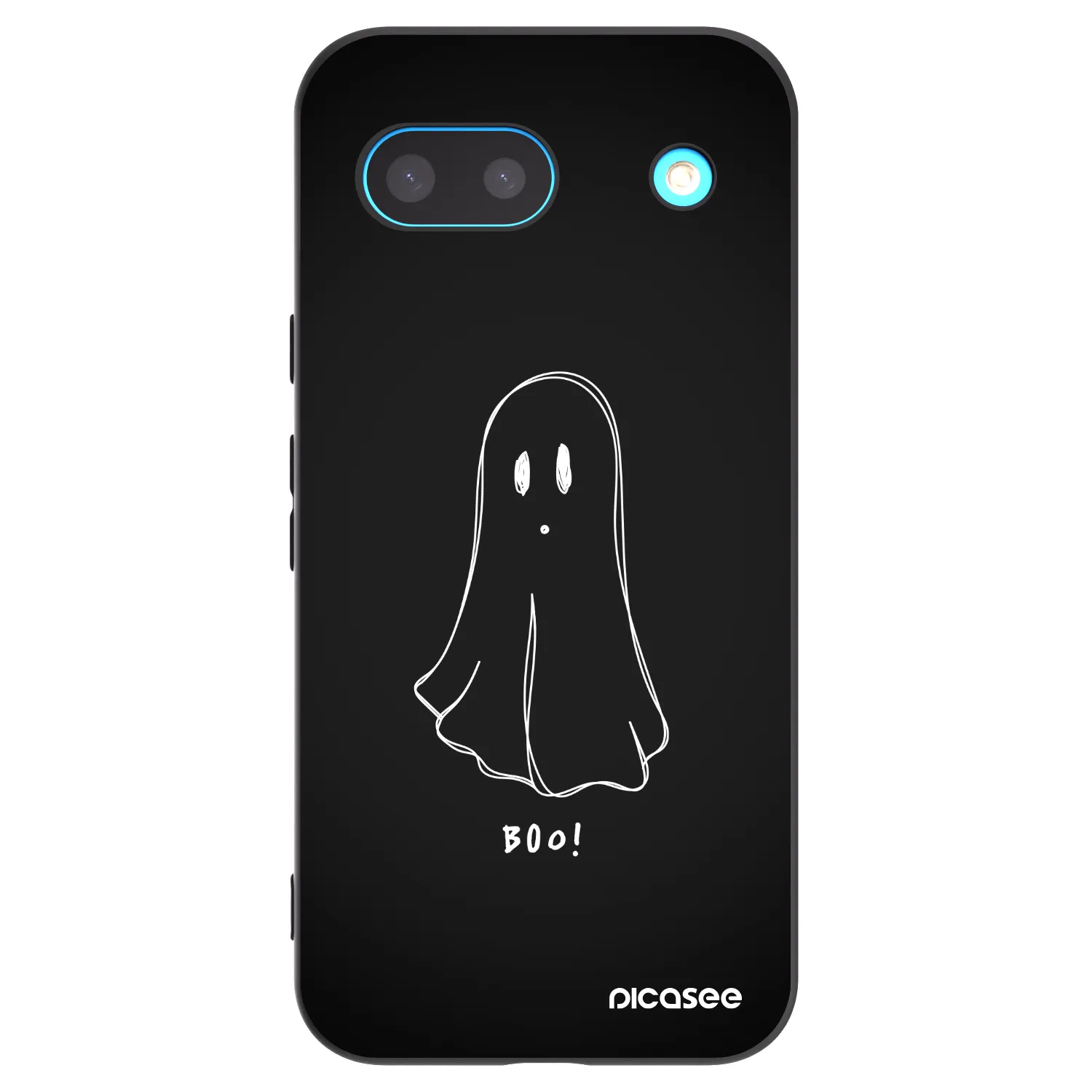 Picasee fekete szilikon tok az alábbi mobiltelefonokra Google Pixel 8a - Ghost 2