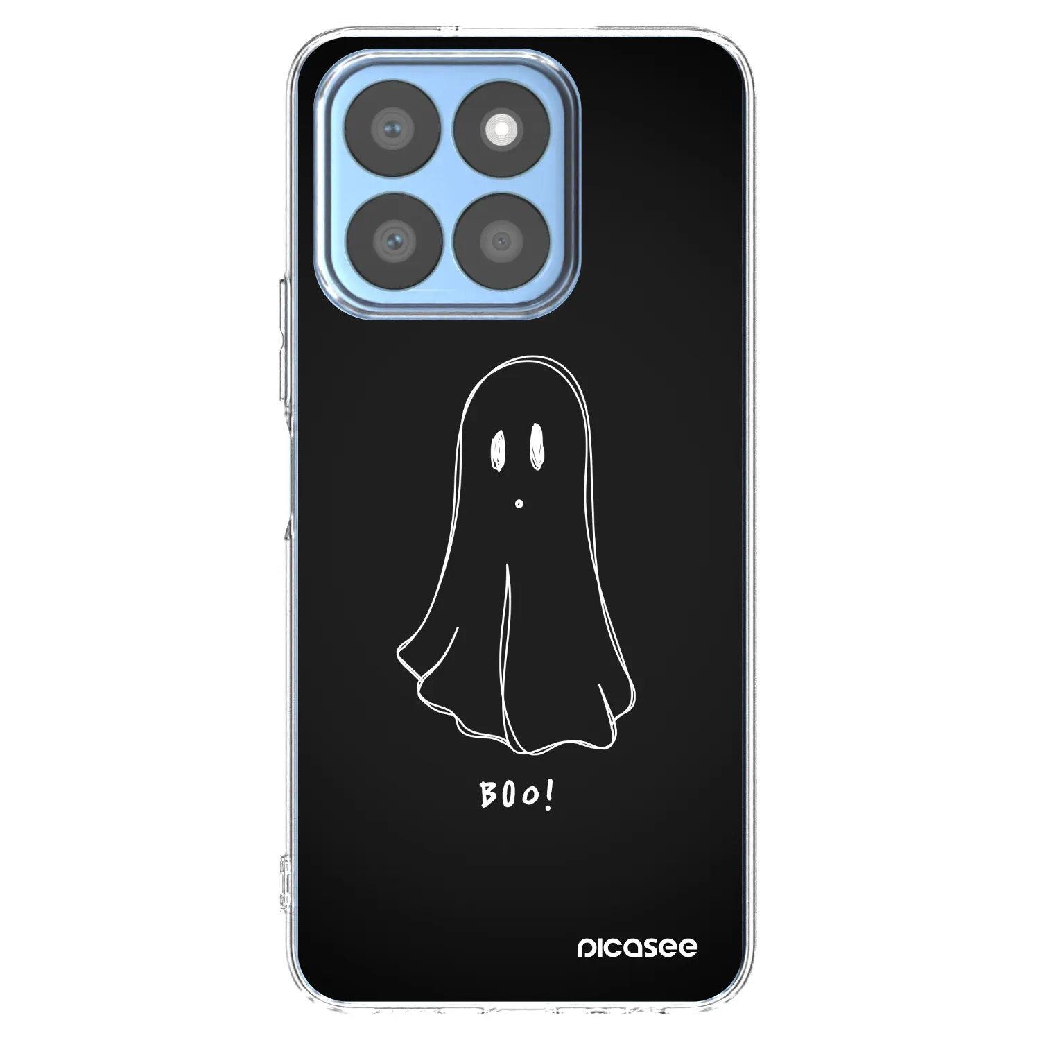 Picasee átlátszó szilikon tok az alábbi mobiltelefonokra Honor X8c - Ghost 2