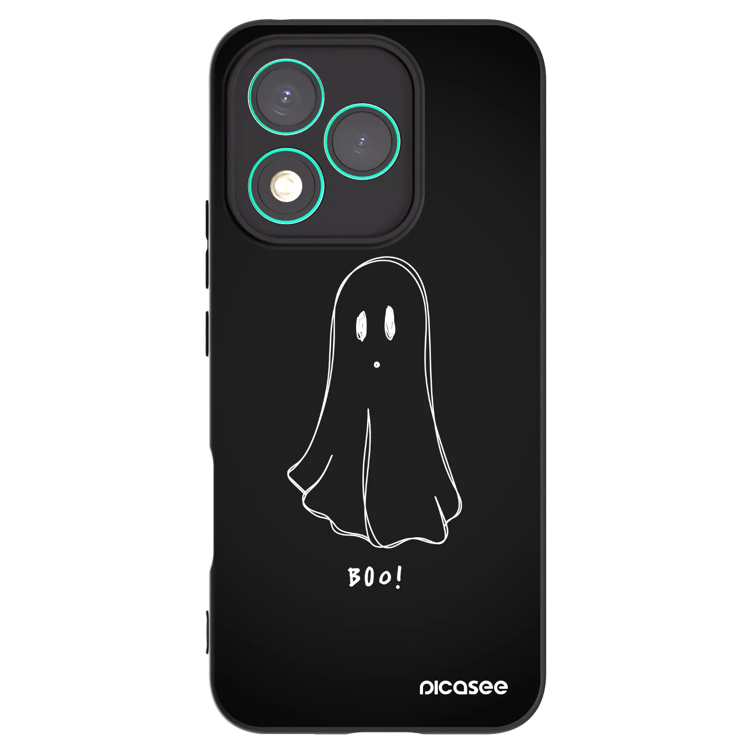 Picasee fekete szilikon tok az alábbi mobiltelefonokra Honor 400 Lite 5G - Ghost 2