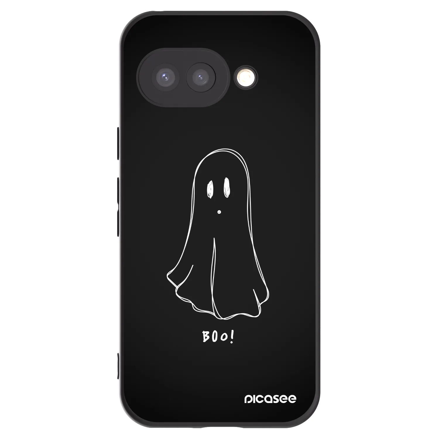 Picasee fekete szilikon tok az alábbi mobiltelefonokra Google Pixel 9a - Ghost 2