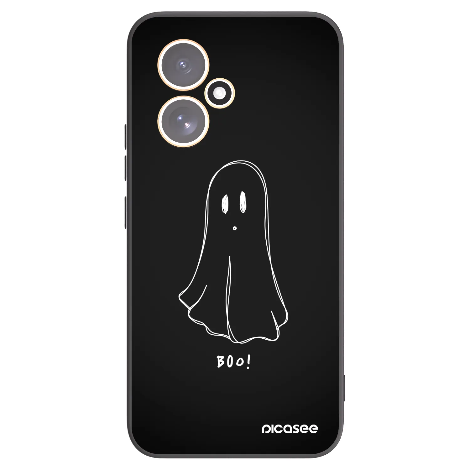 Picasee fekete szilikon tok az alábbi mobiltelefonokra Honor 400 5G - Ghost 2