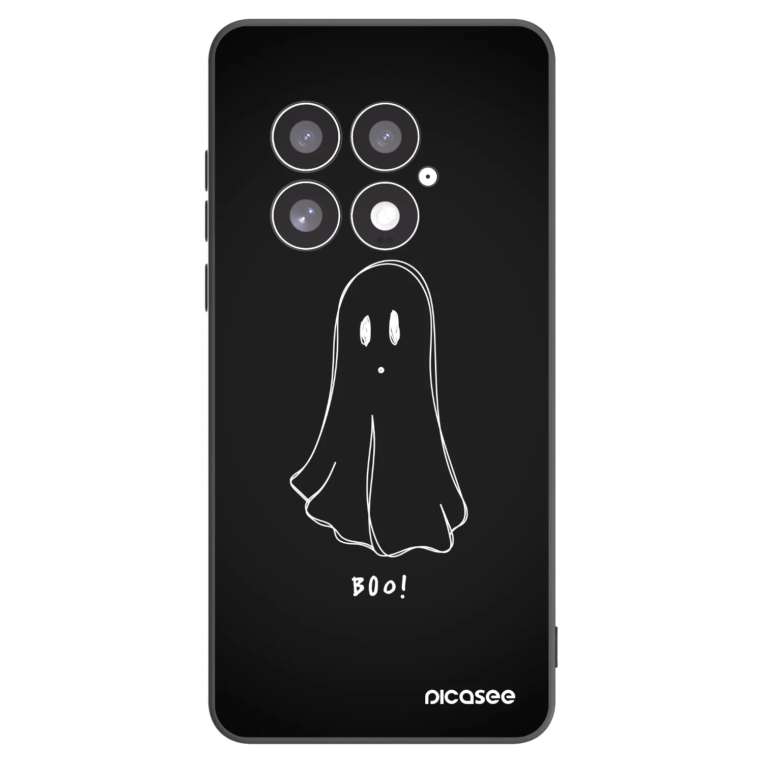 Picasee fekete szilikon tok az alábbi mobiltelefonokra OnePlus 13 5G - Ghost 2