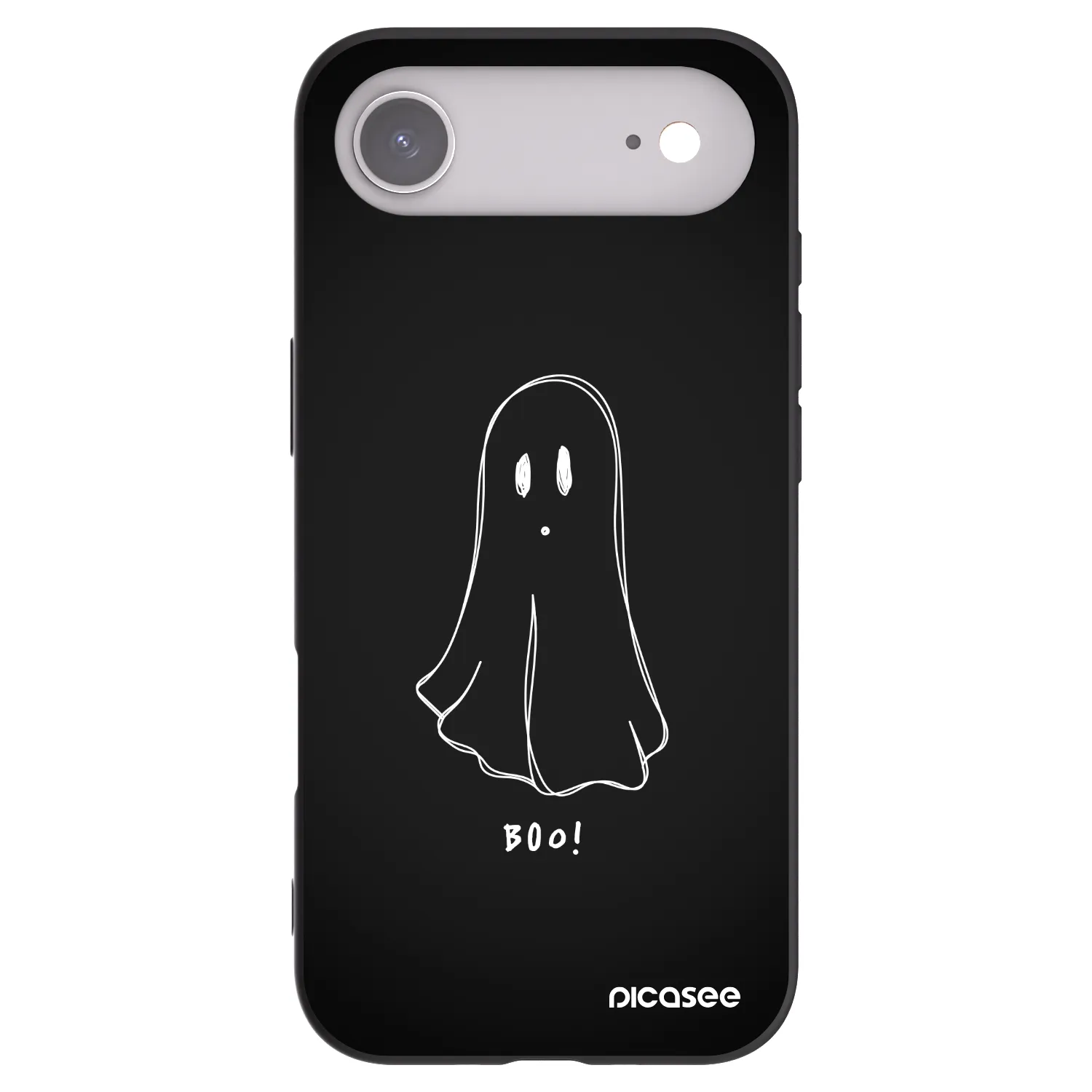 Picasee fekete szilikon tok az alábbi mobiltelefonokra Apple iPhone Air - Ghost 2