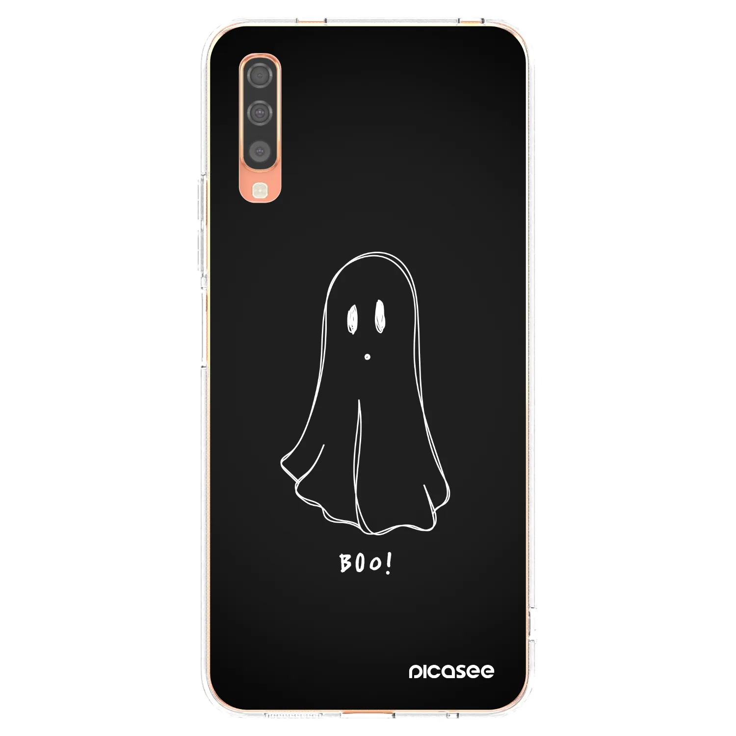 Picasee átlátszó szilikon tok az alábbi mobiltelefonokra Samsung Galaxy A70 A705F - Ghost 2