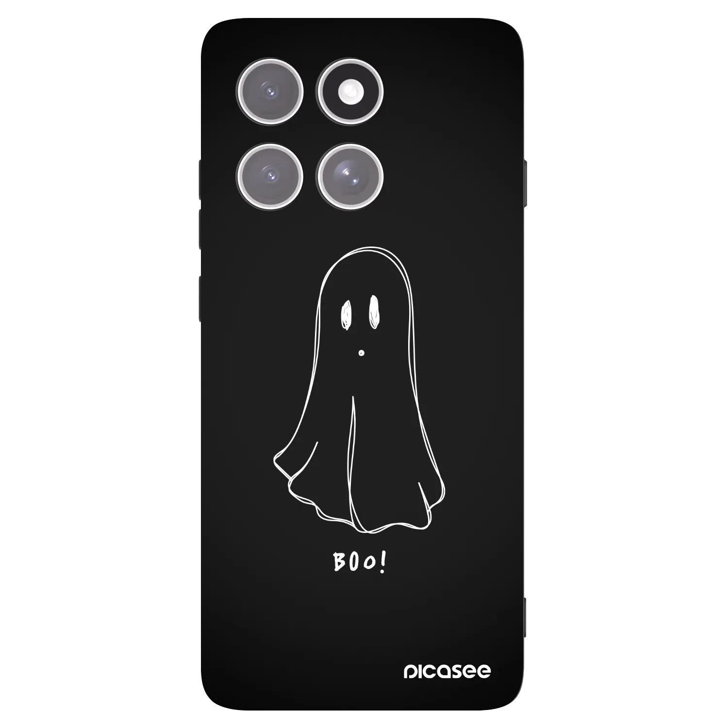 Picasee fekete szilikon tok az alábbi mobiltelefonokra Motorola Edge 60 Pro - Ghost 2