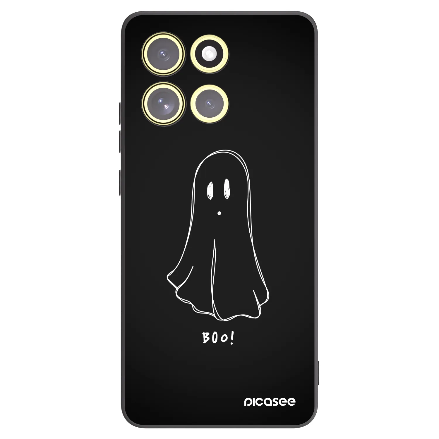 Picasee fekete szilikon tok az alábbi mobiltelefonokra Motorola Moto G86 5G - Ghost 2
