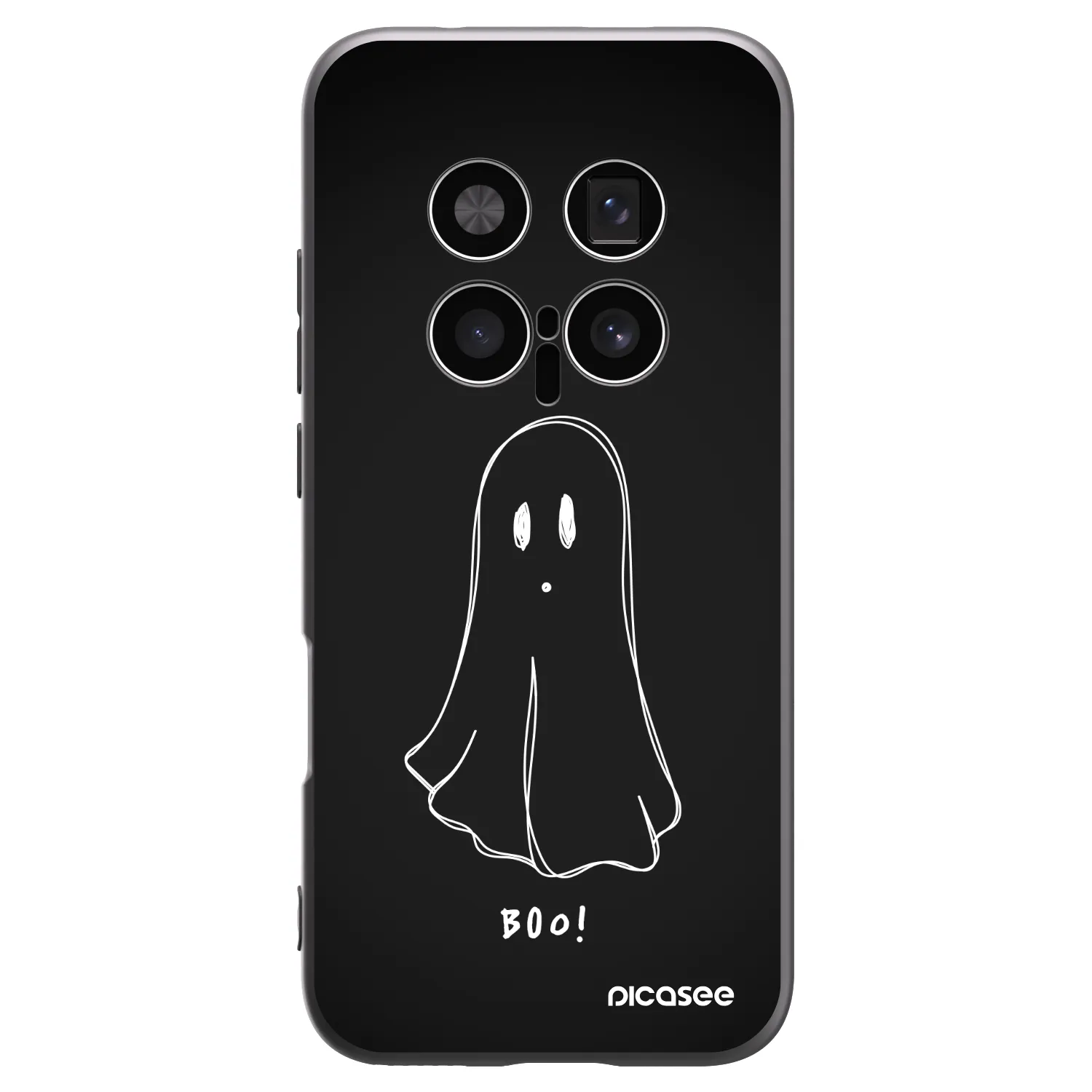 Picasee fekete szilikon tok az alábbi mobiltelefonokra Honor Magic8 Pro 5G - Ghost 2