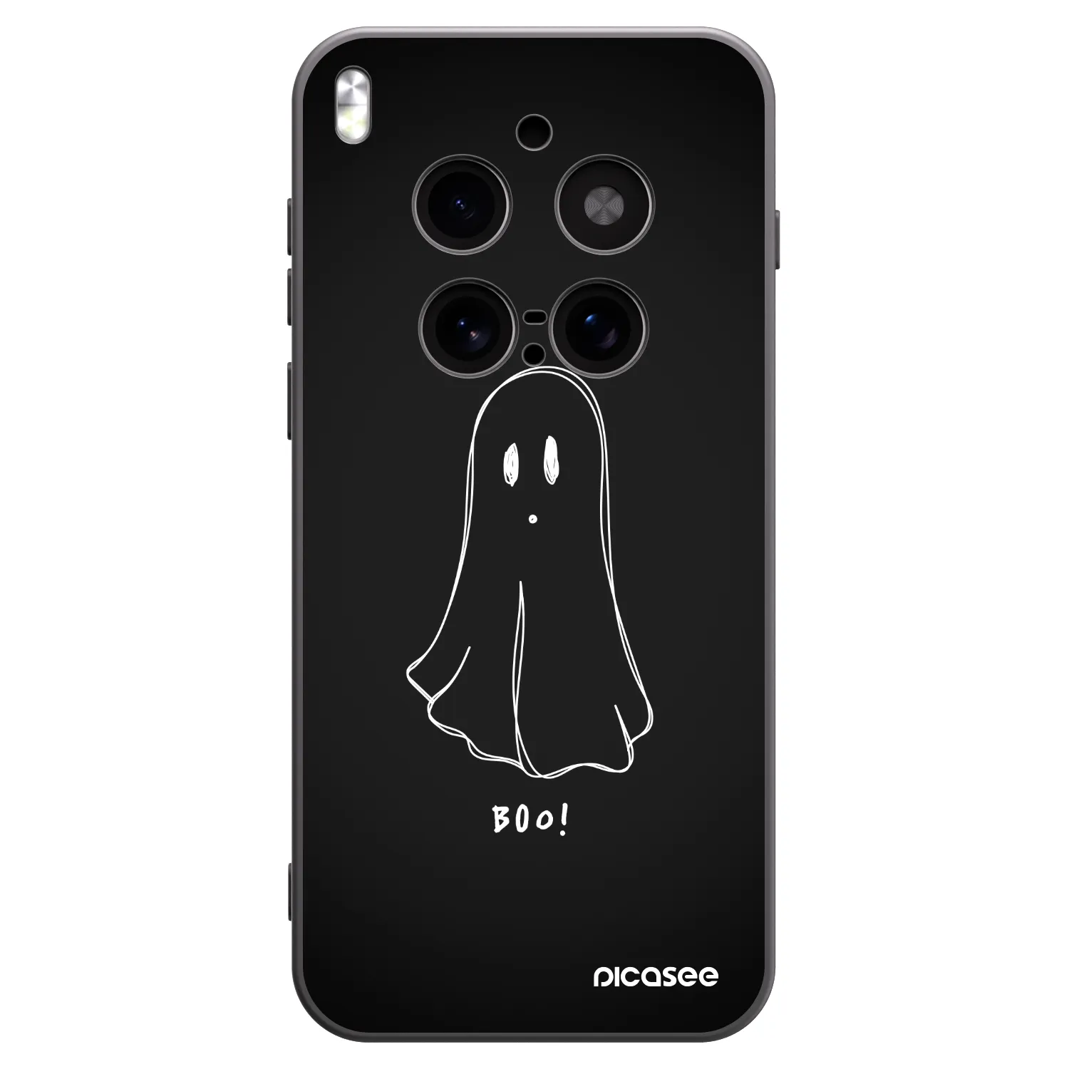 Picasee fekete szilikon tok az alábbi mobiltelefonokra Vivo X300 Pro - Ghost 2