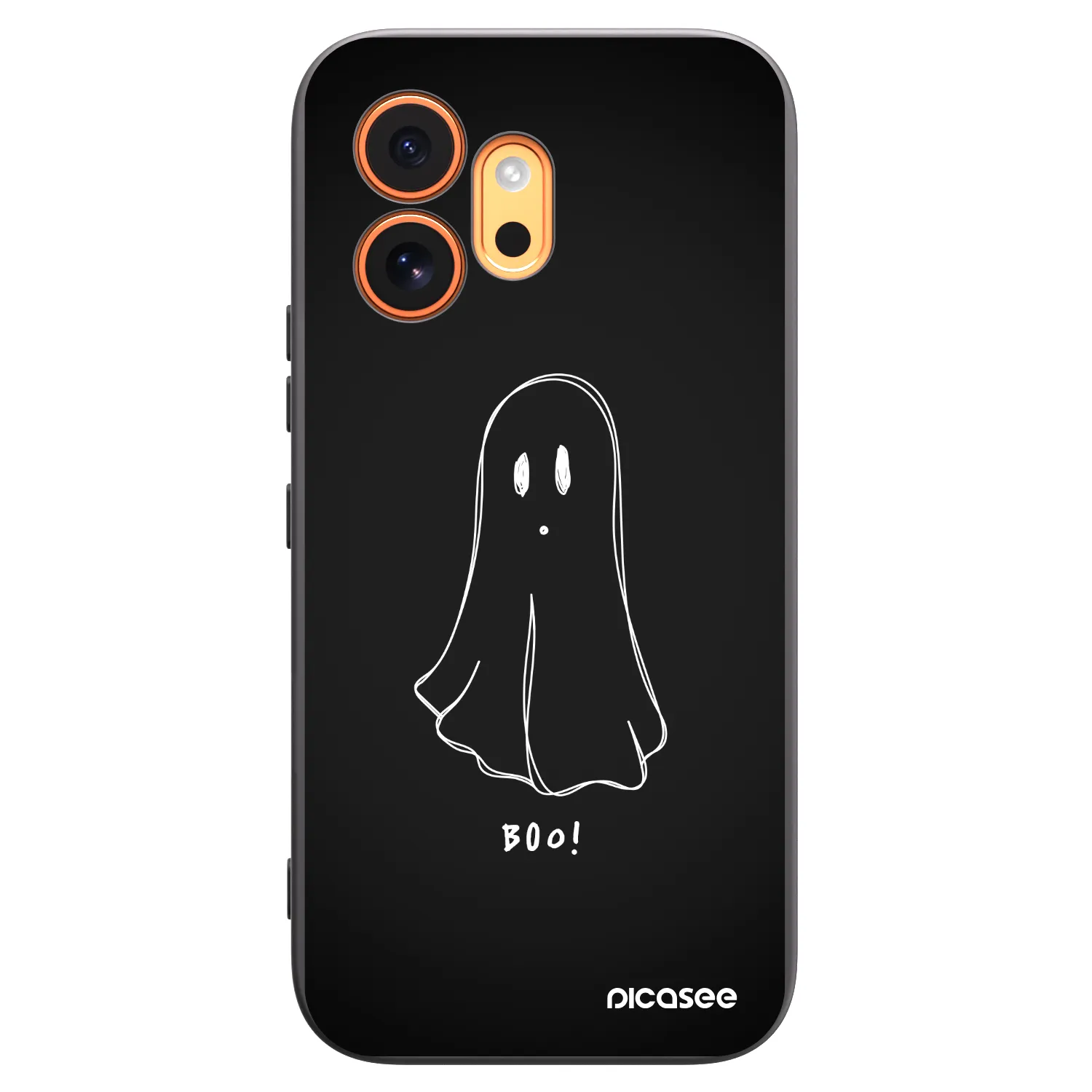 Picasee fekete szilikon tok az alábbi mobiltelefonokra Honor 600 - Ghost 2
