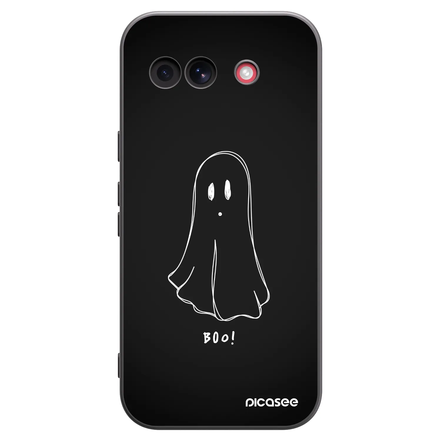 Picasee fekete szilikon tok az alábbi mobiltelefonokra Google Pixel 10a - Ghost 2