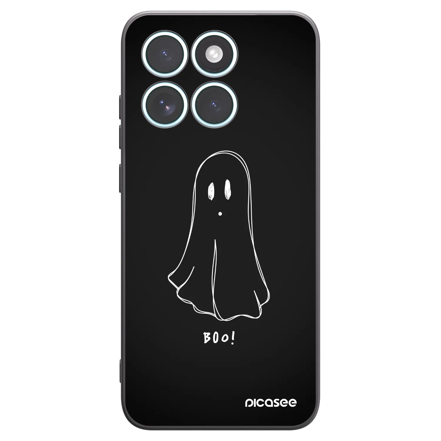 Picasee fekete szilikon tok az alábbi mobiltelefonokra Motorola Edge 70 Fusion - Ghost 2